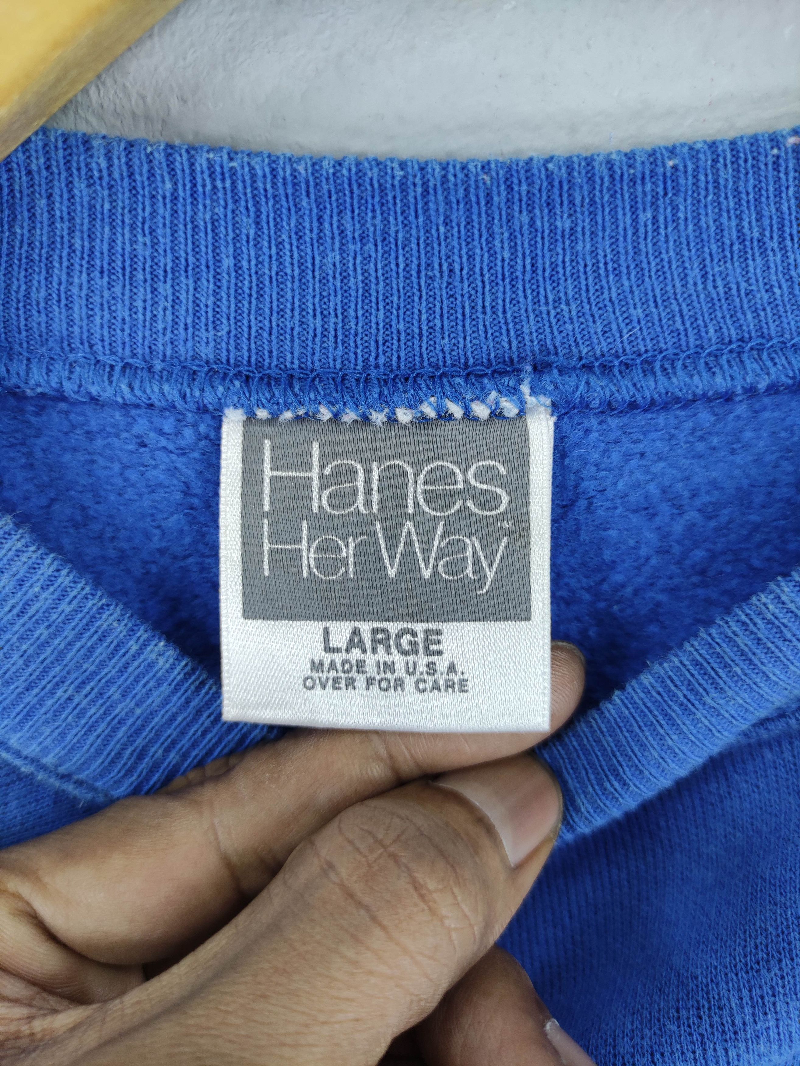 Hanes Vintage Hanes Sweatshirt Jumper Size US L / EU 52-54 / 3 - 3 Thumbnail