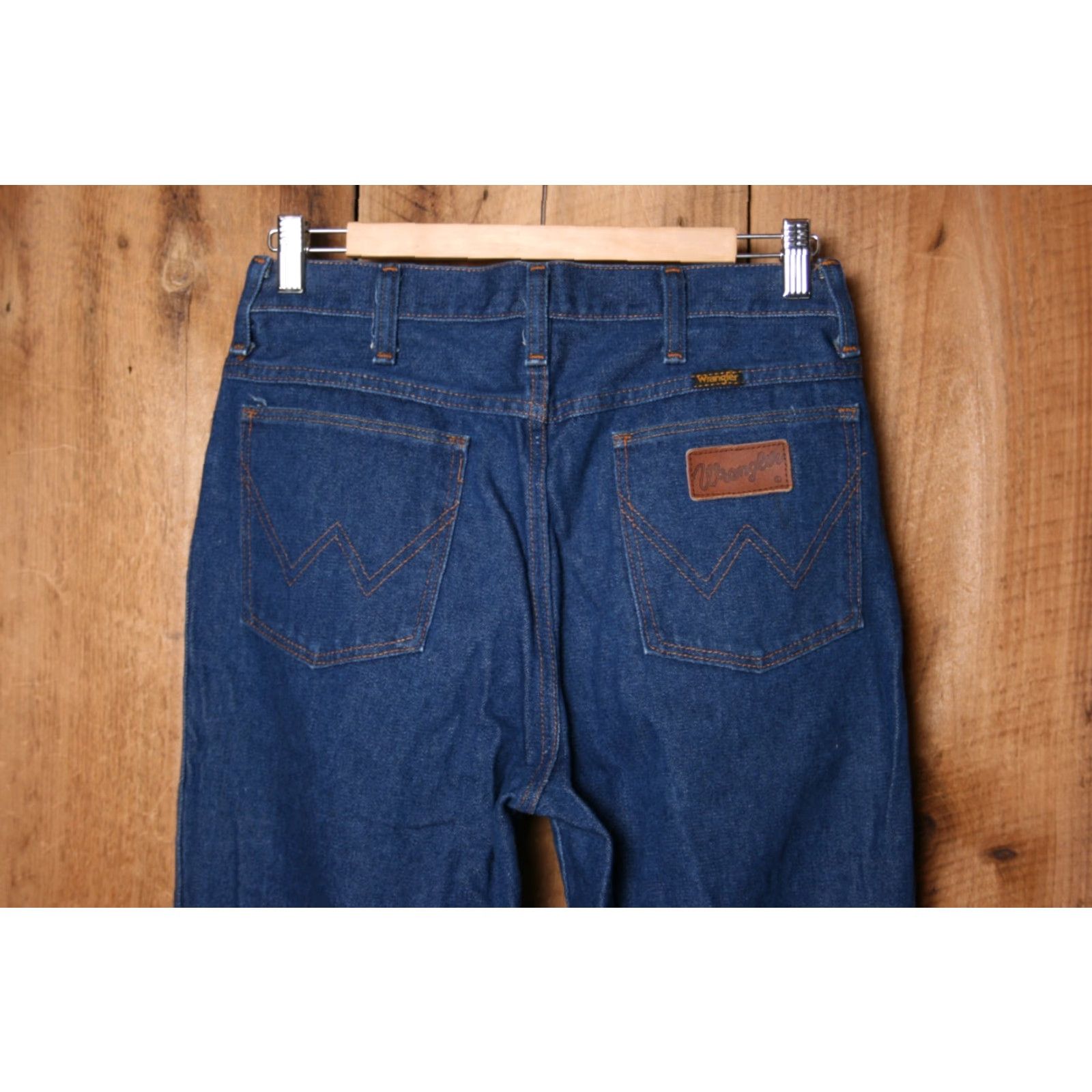Wrangler VINTAGE Wrangler Slim Fit Straight Leg Jeans - 28x35 - Made in USA - Blue - Denim - Mens - 28x35 - Zip Closure Size US 28 / EU 44 - 5 Thumbnail