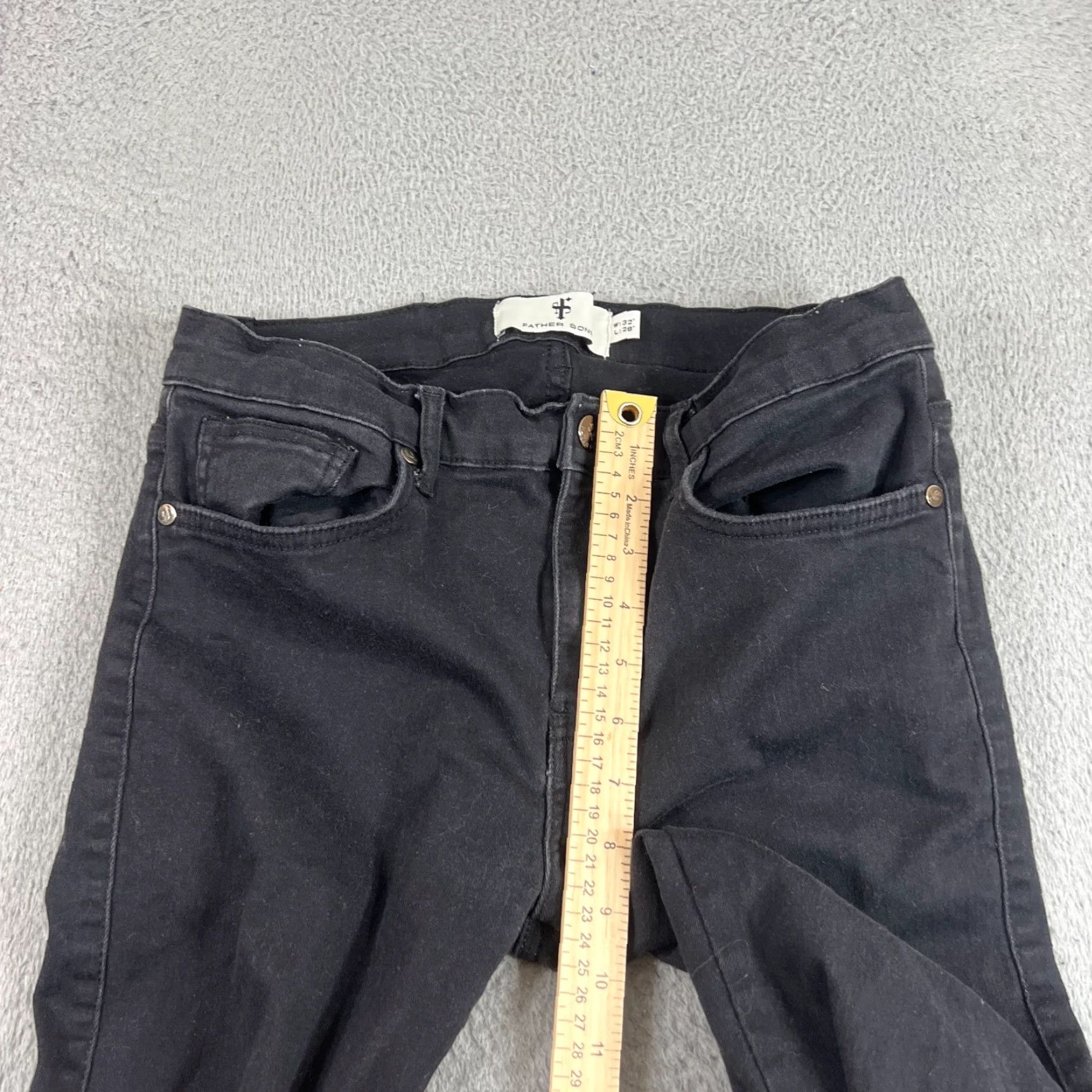 Vintage VINTAGE Father Sons Jeans Mens 32 Waist Slim Skinny Fit Denim Stretch Distressed Casual Size US 32 / EU 48 - 4 Thumbnail