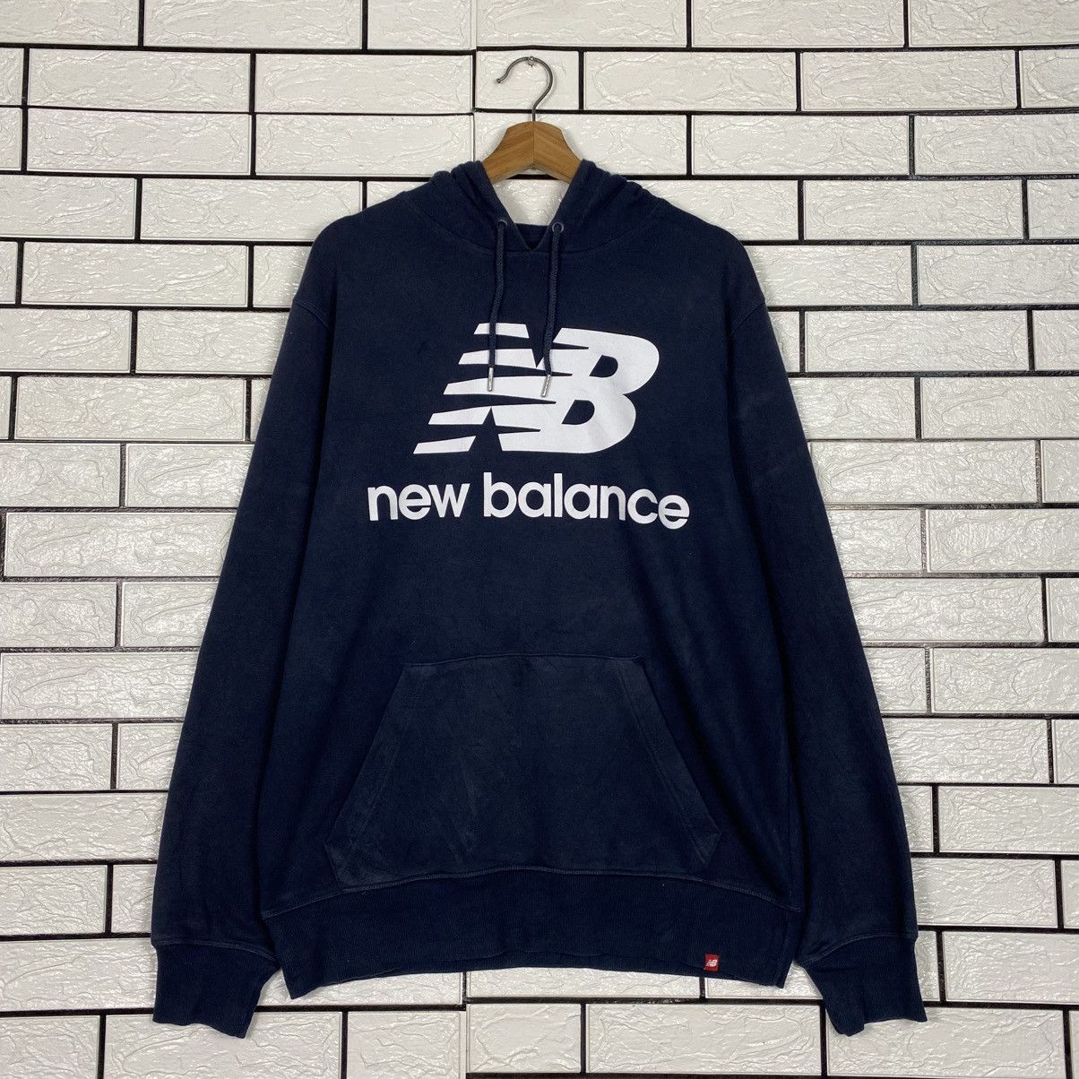 Japanese Brand Vintage Hoodie Pull Over New Balance Big Logo Over Print Size US L / EU 52-54 / 3 - 12 Thumbnail