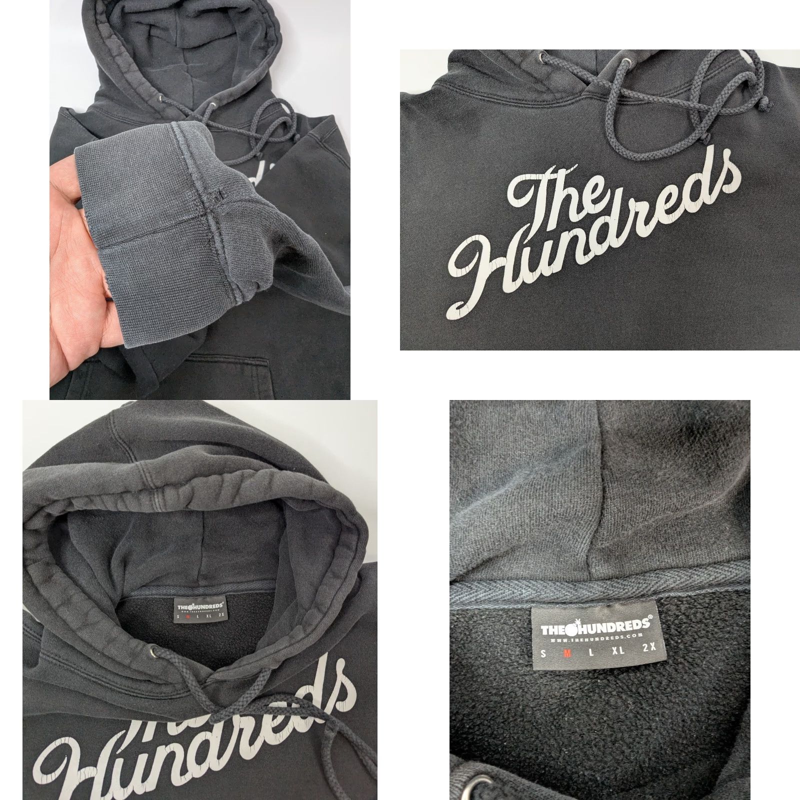 The Hundreds The Hundreds Hoodie Sweater Mens Medium Black Skate Logo Graphic Streetwear Size US M / EU 48-50 / 2 - 8 Thumbnail