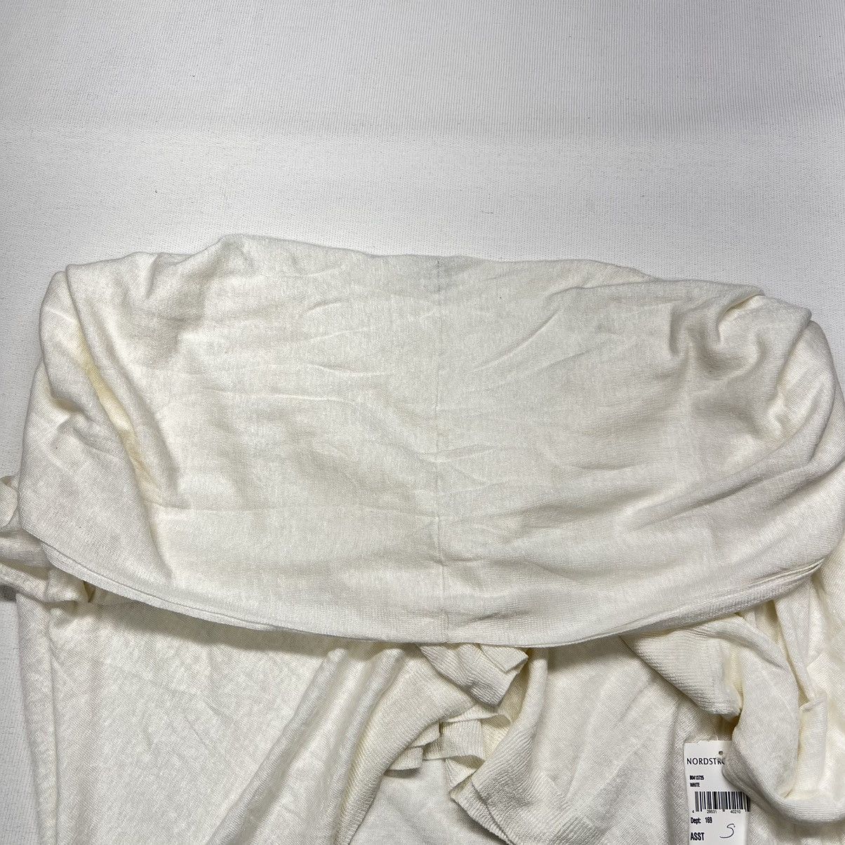 Theory NEW Theory Cardigan Sweater White Linen Drape Billey Riflex Size S / US 4 / IT 40 - 15 Thumbnail