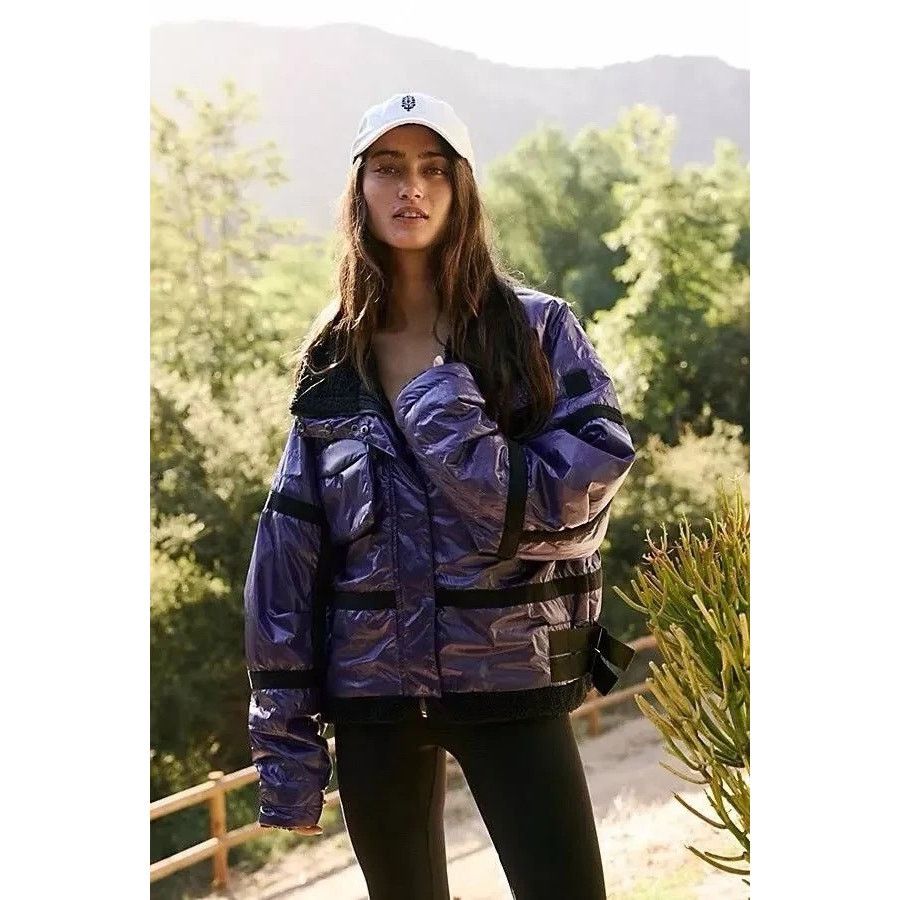 Free People Free People Movement Vagabond Fleece Bomber Jacket Womens XS Size XS / US 0-2 / IT 36-38 - 1 Thumbnail