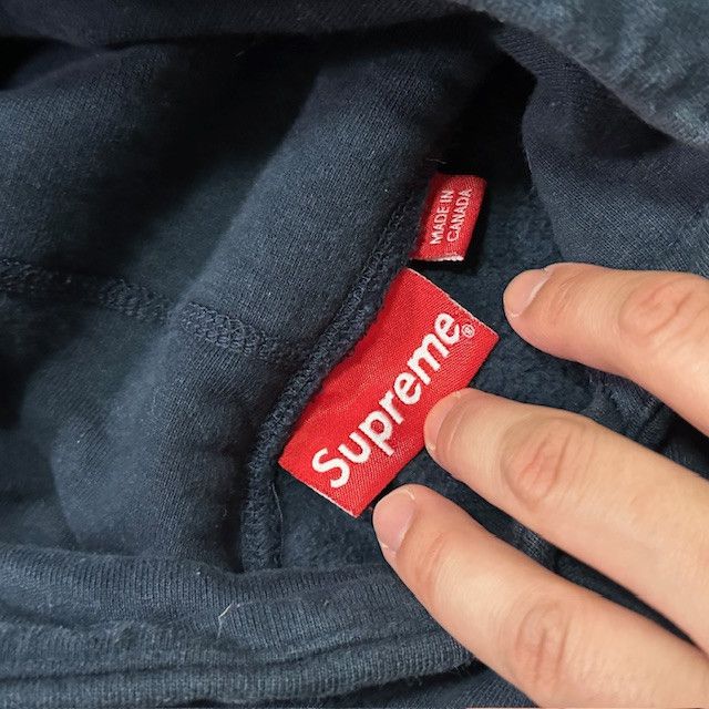 Supreme Supreme Delta Logo Hoodie FW19 Navy Blue Mens Size Medium Size US M / EU 48-50 / 2 - 7 Thumbnail