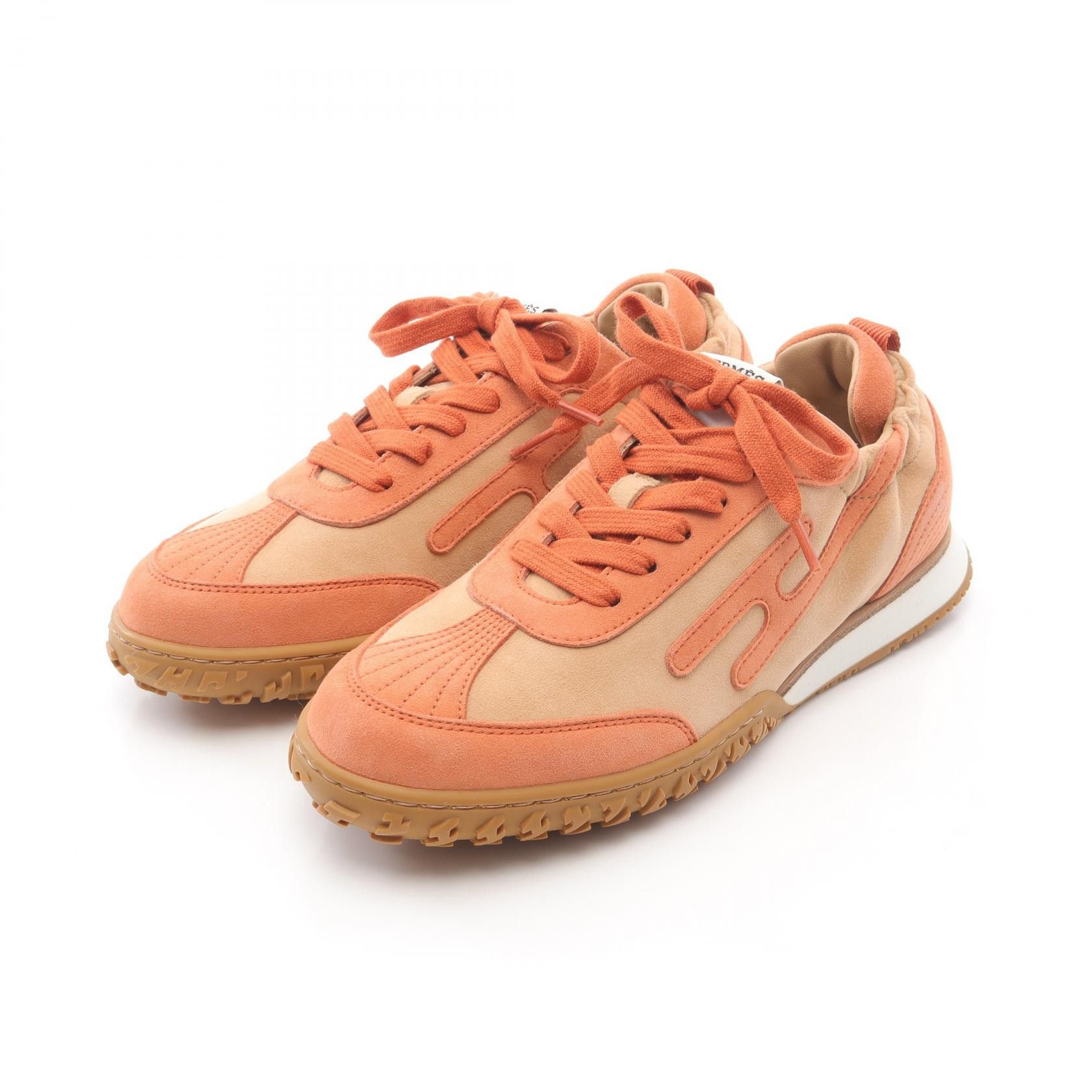 Hermes Hermes Hermes Jet Suede Sneakers Leather Shoes DUTY FREE for USA Size ONE SIZE - 1 Thumbnail