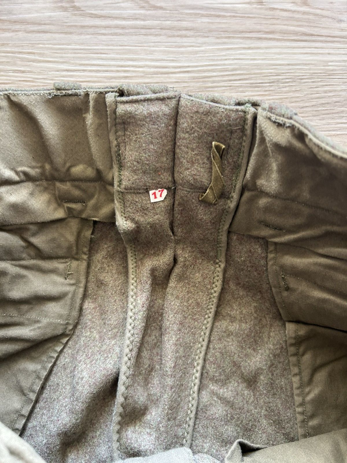 Vintage Vintage 80s Heavy Wool Military Cargo Pants Size US 32 / EU 48 - 6 Thumbnail