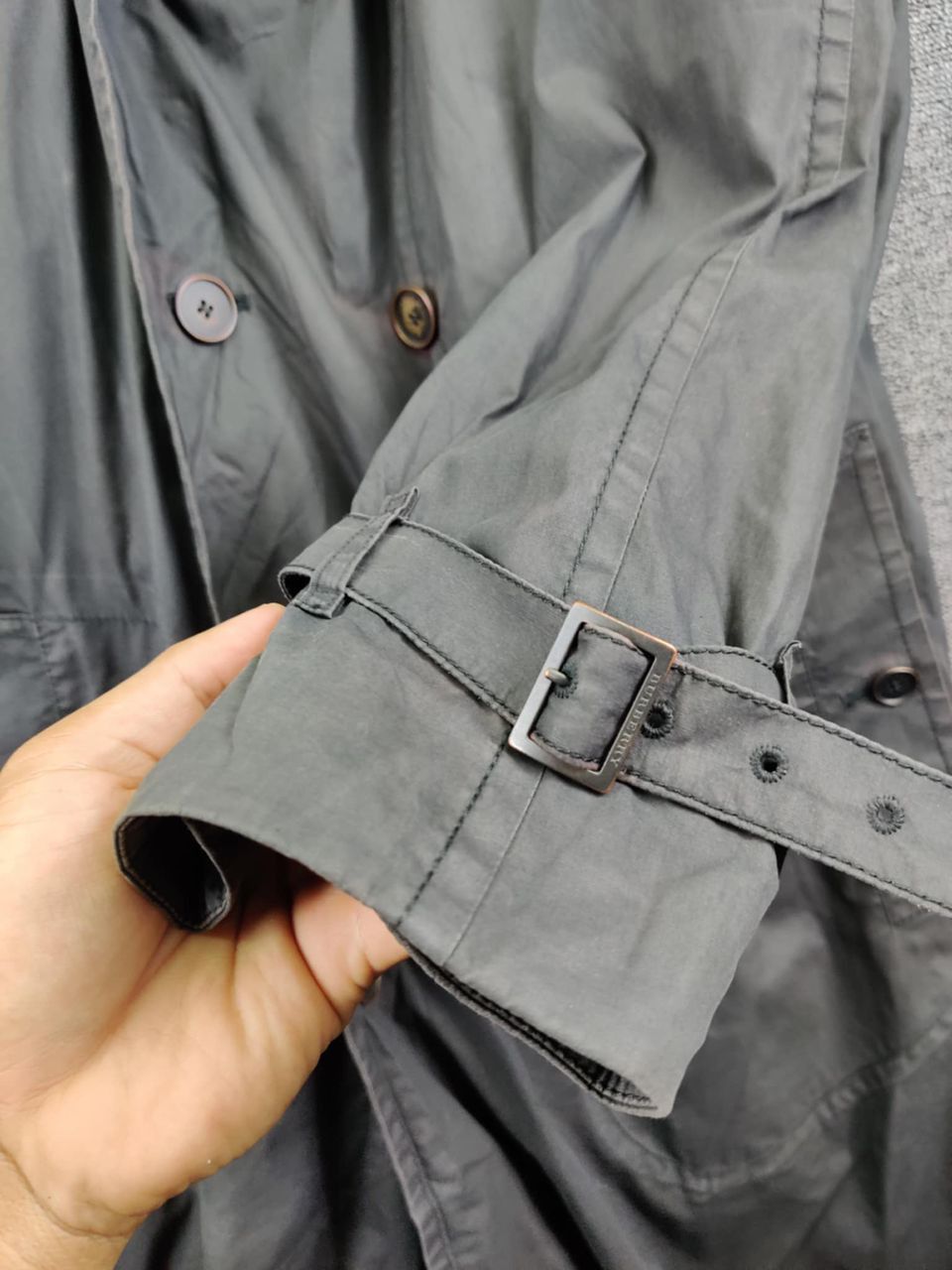 Burberry Vintage Burberry Double Breasted Trench Coat With Belted Size US L / EU 52-54 / 3 - 18 Thumbnail
