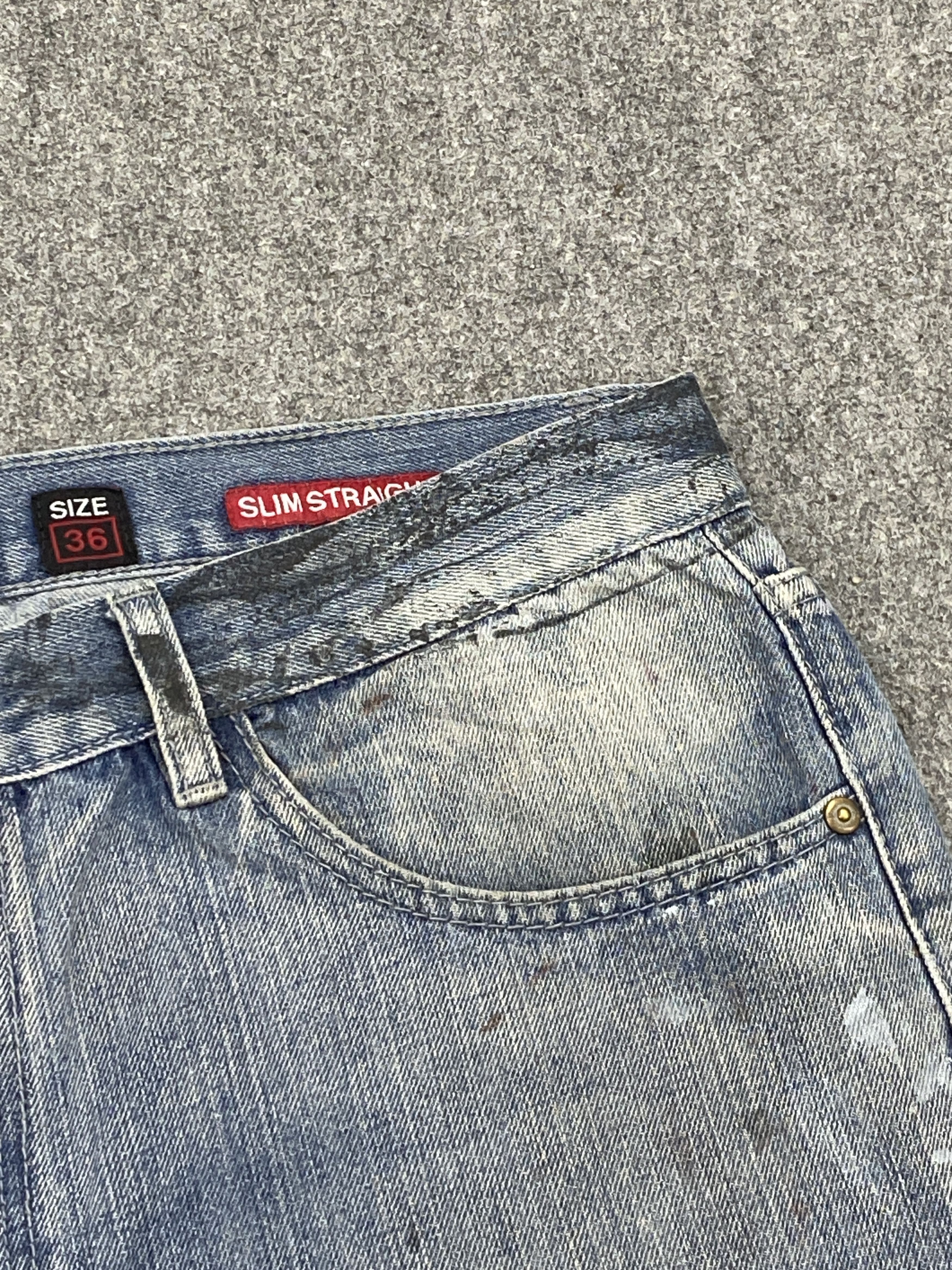 Ecko Unltd. Vintage Ecko Unltd Faded Blue Jeans DP2696 Size US 35 - 11 Thumbnail