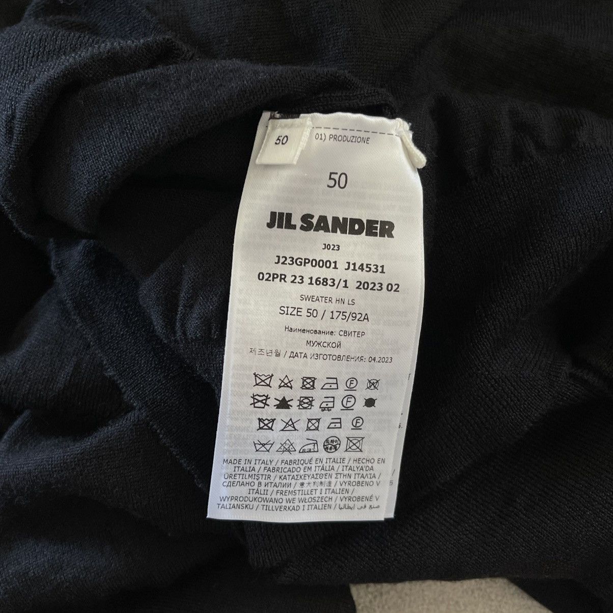 Jil Sander Black turtleneck Size US M / EU 48-50 / 2 - 4 Thumbnail
