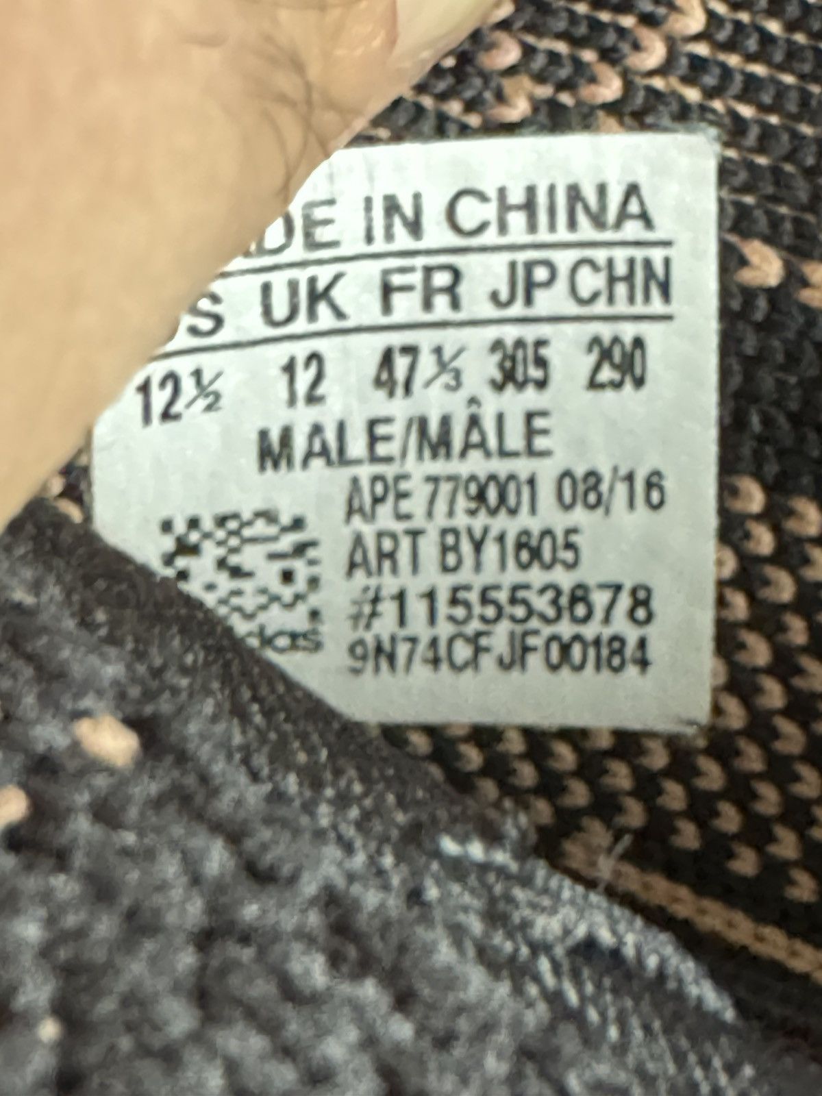 Adidas ADIDAS YEEZY BY1605 size UK12 / US12.5 study all photos well Size US 12.5 / EU 45-46 - 14 Thumbnail