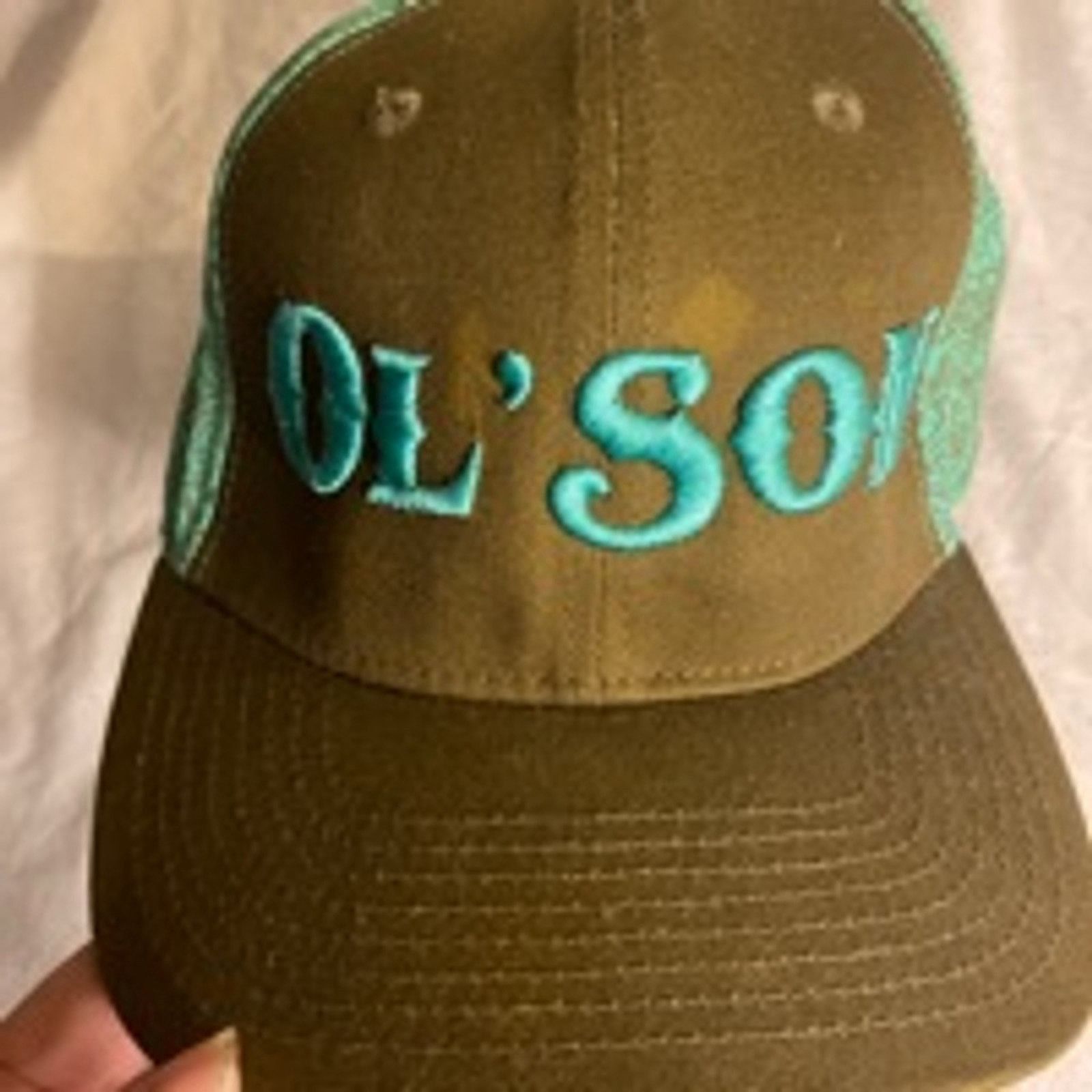 Other Dale Brisby “Ol’ Son” Snapback Rodeo Time Turquoise Paisley Size ONE SIZE - 6 Thumbnail
