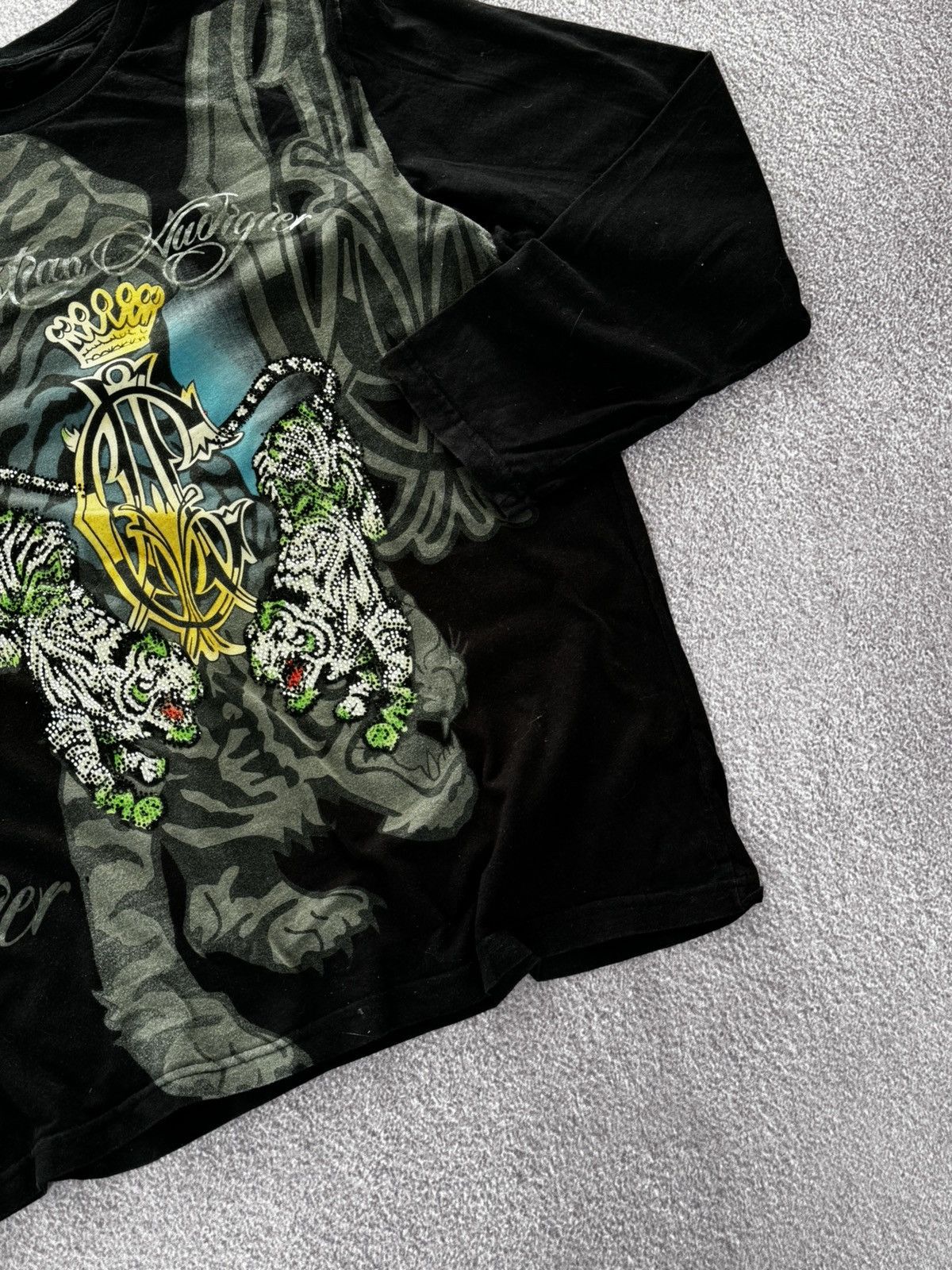 Christian Audigier Vintage Ed Hardy By Christian Audigier Long Sleeve Size US M / EU 48-50 / 2 - 6 Thumbnail