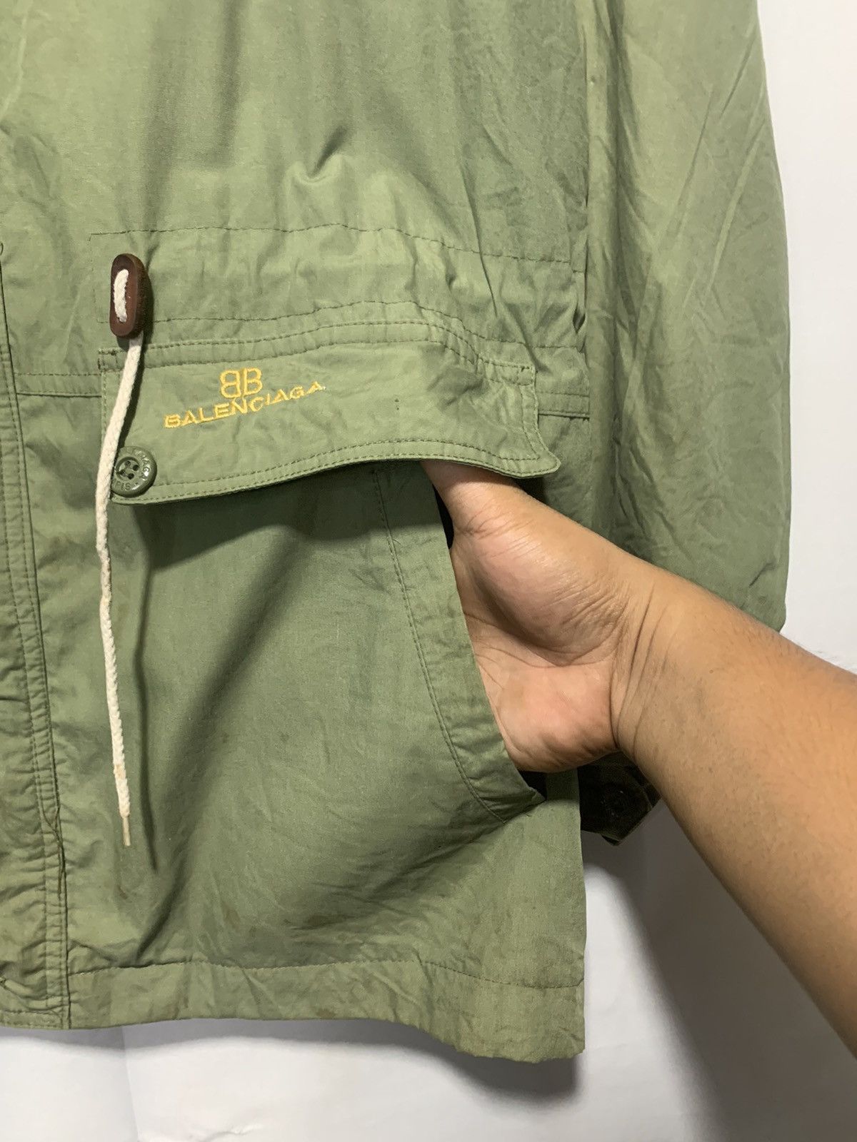 Balenciaga Rare vintage Balenciaga trashed military parka jacket Size US L / EU 52-54 / 3 - 6 Thumbnail