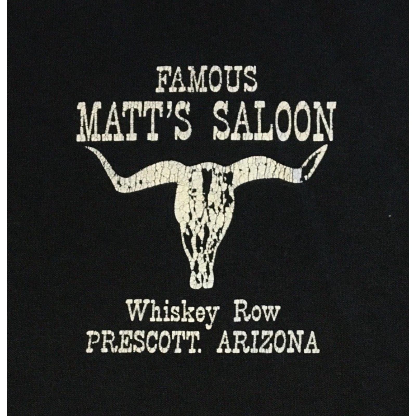 Vintage VINTAGE Matts Saloon Red Eyes Faded Distress Shirt S Beer Bar Funny Grunge Biker 90s Size US S / EU 44-46 / 1 - 4 Thumbnail