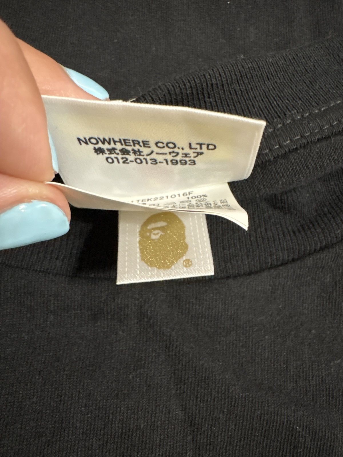 Bape Bape-Japan Exclusive Logo Tee Size US XL / EU 56 / 4 - 6 Thumbnail