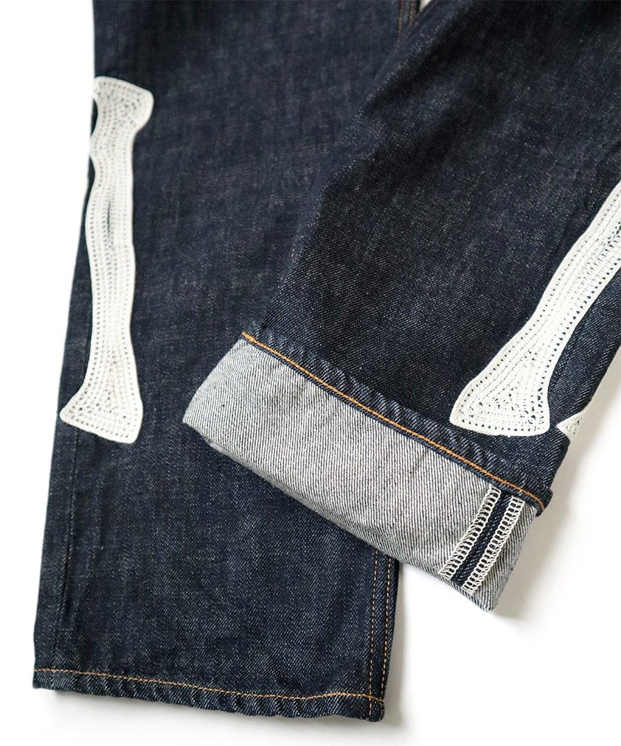 Kapital KAPITAL 12.5oz Denim Mexican Tuxedo 5P pants OKAGILLY bone Size US 38 / EU 54 - 6 Thumbnail