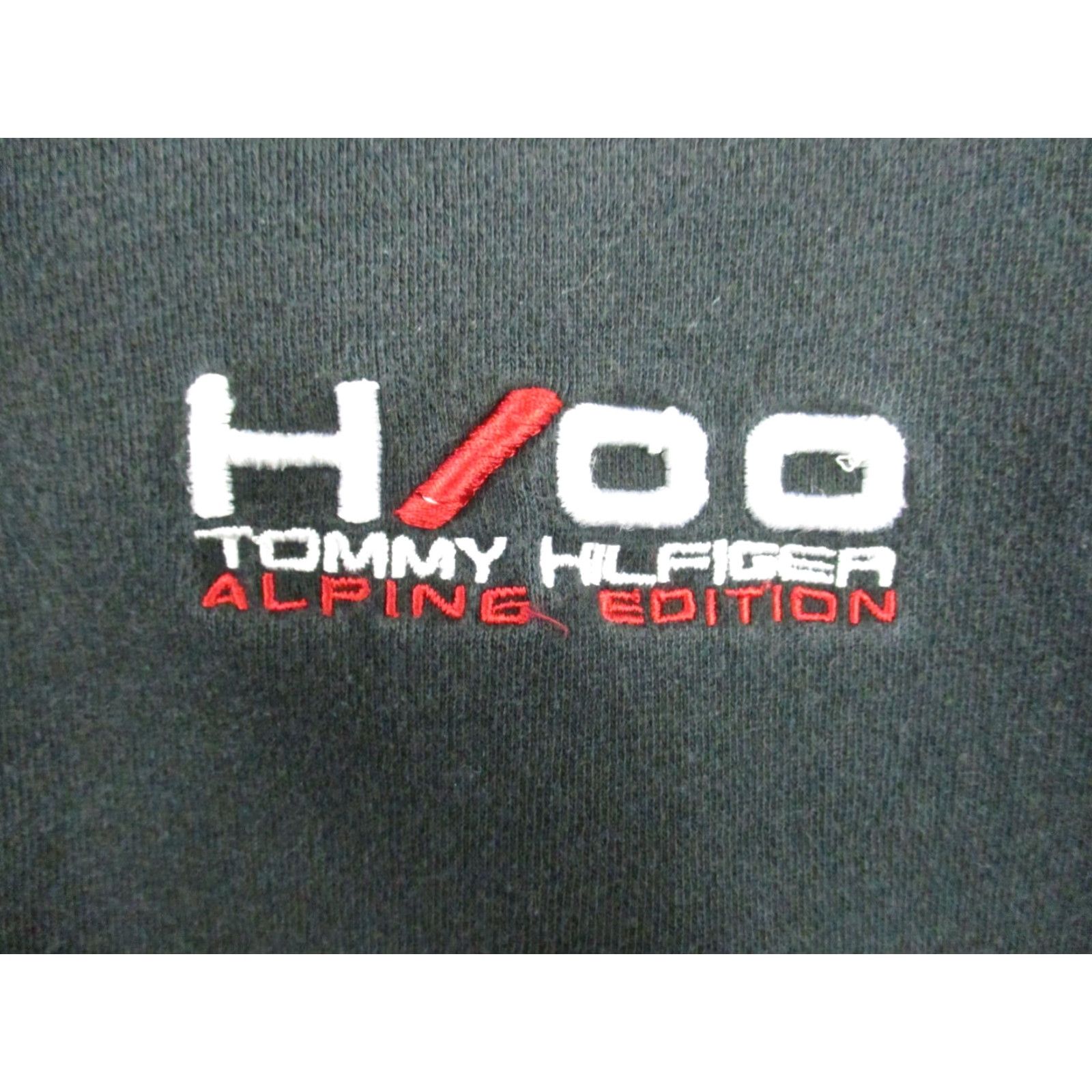 Tommy Hilfiger VINTAGE Tommy Hilfiger Men’s Pullover XL 1/4-Zip Gray Green Fleece Knit Mock Neck Sweater Size US XL / EU 56 / 4 - 2 Thumbnail