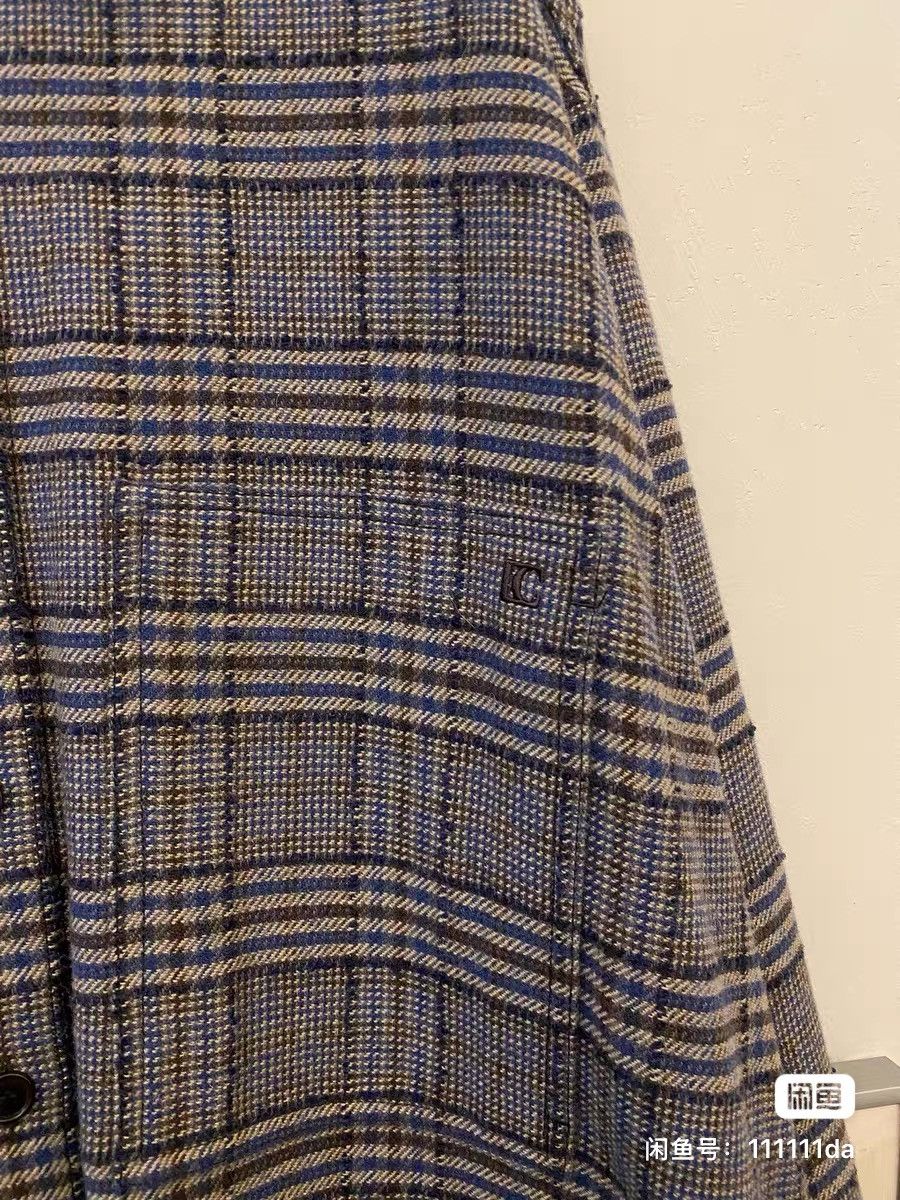 Japanese Brand Low Classic wool plaid shirt Size US M / EU 48-50 / 2 - 3 Thumbnail