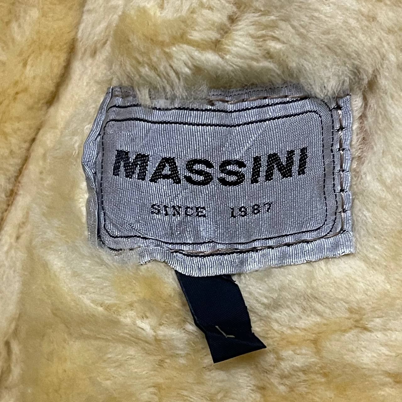 Japanese Brand Vintage Massini Sheepskin Leather Jacket Shearling Coat Size US L / EU 52-54 / 3 - 7 Thumbnail