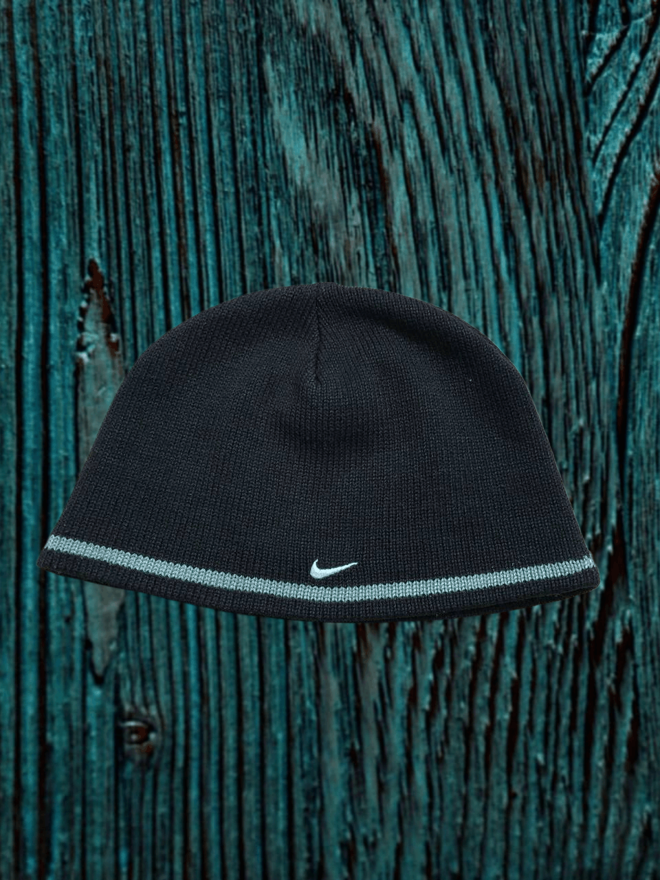 Nike Y2K Nike Skull Cap Skullie Center Swoosh Beanie Size ONE SIZE - 1 Thumbnail