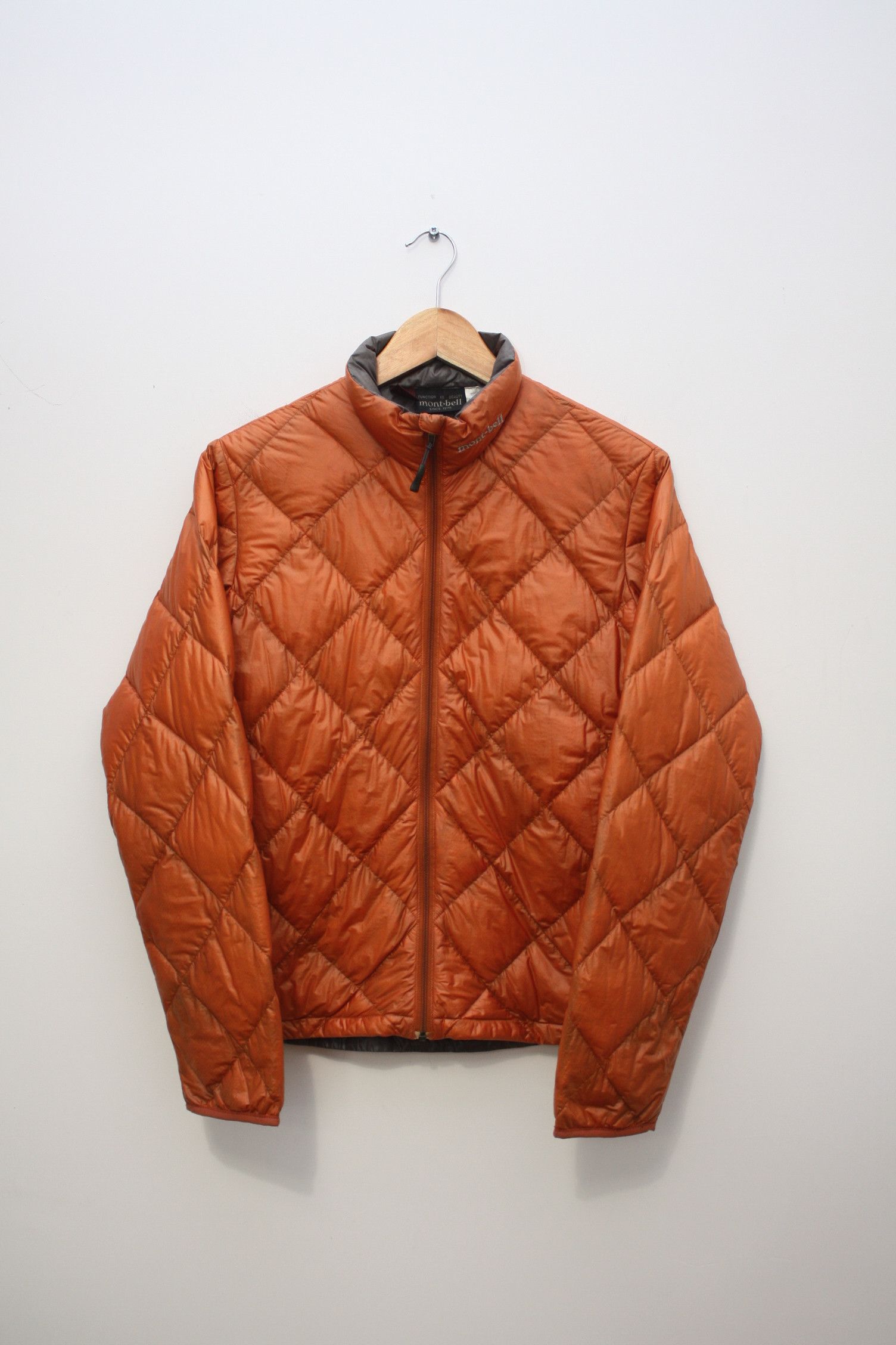 Montbell Montbell Orange Lightweight Micro Down Jacket Small Size S / US 4 / IT 40 - 2 Thumbnail