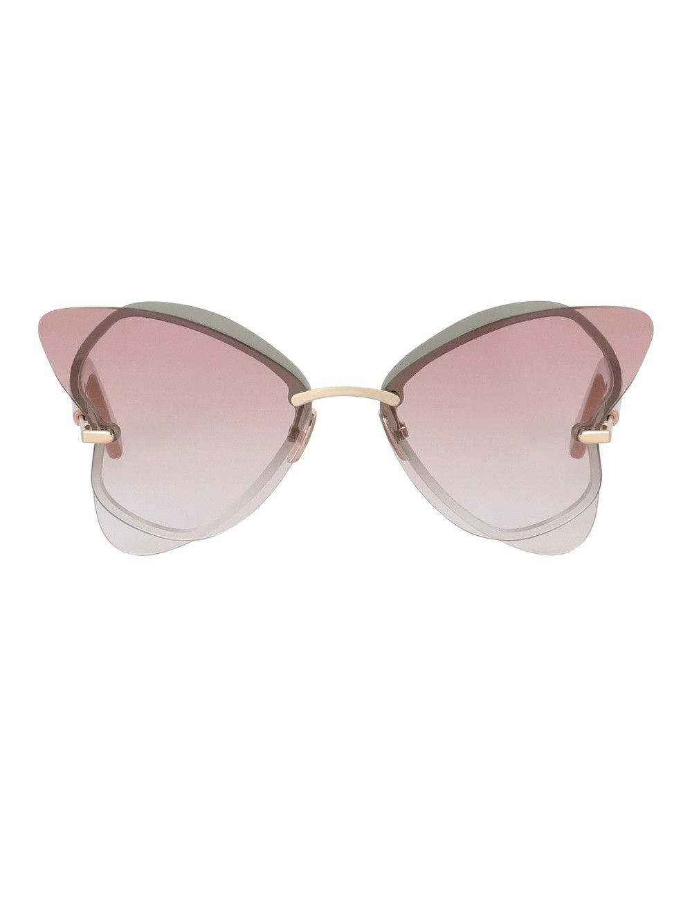 Zimmermann oc11z0925 Size: OS / Gleam Butterfly Sunglasses in Rose Pink Size ONE SIZE - 1 Thumbnail