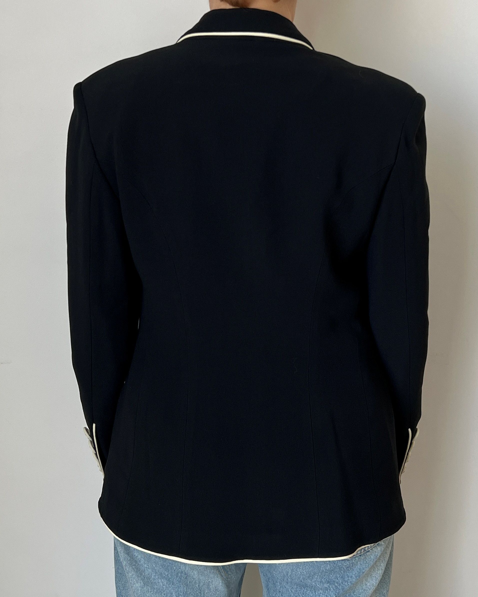 Moschino MOSCHINO COUTURE! VINTAGE Y2K SMILEY BLAZER JACKET Size L / US 10 / IT 46 - 6 Thumbnail