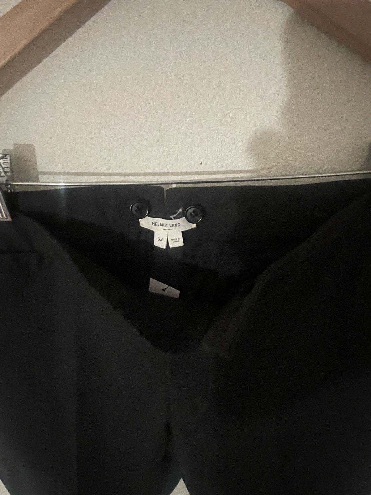 Helmut Lang Helmut Lang Waistless Wool Trouser Size US 34 / EU 50 - 2 Thumbnail