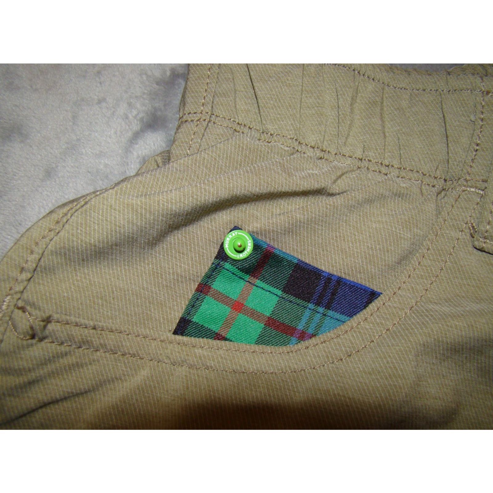 Vintage William Murray Men's 34 Light Green Straight Fit Performance Chino Golf Shorts Size US 34 / EU 50 - 2 Thumbnail