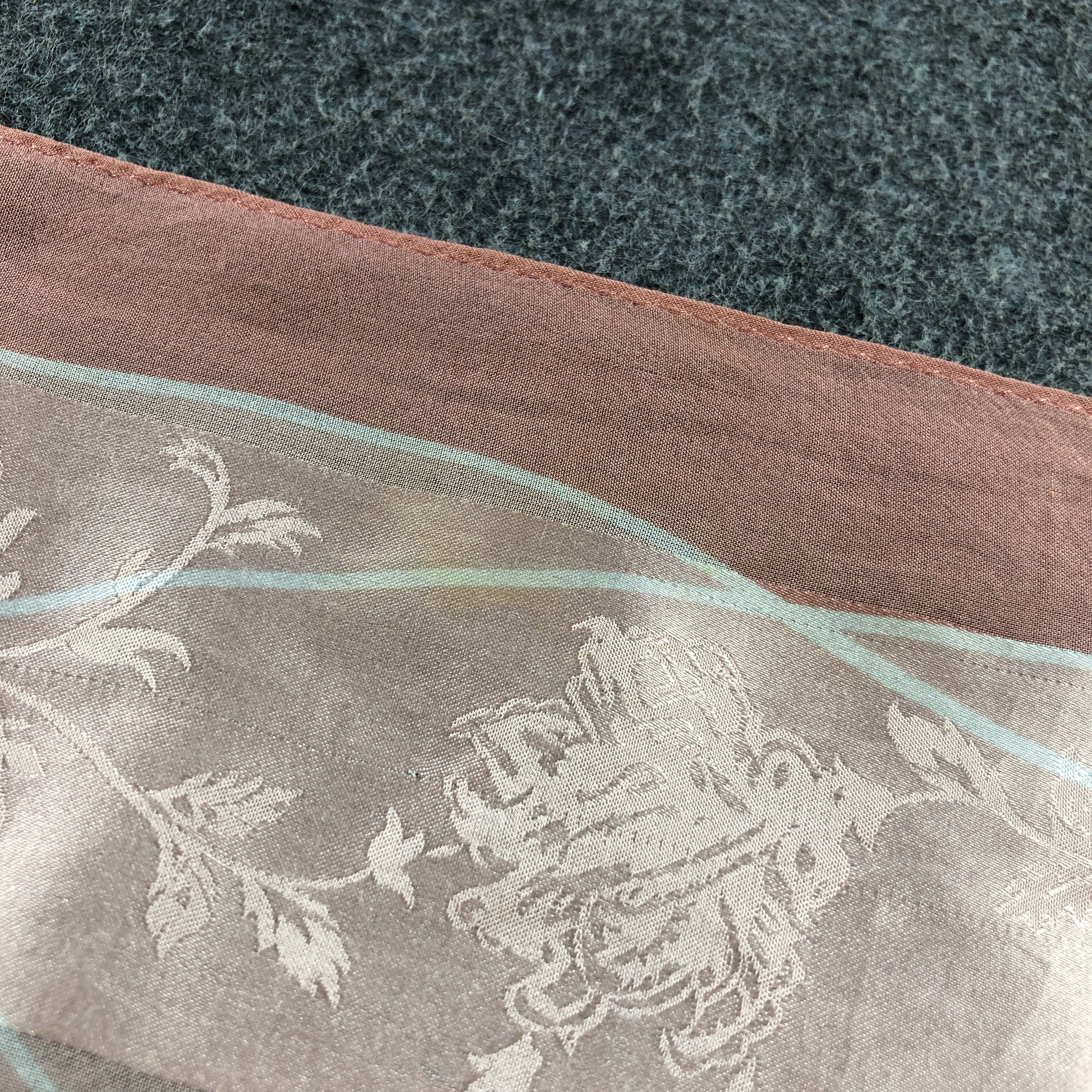 Hanae Mori Vintage Hanae Mori Floral Silk Scarf M1261 Size ONE SIZE - 11 Thumbnail