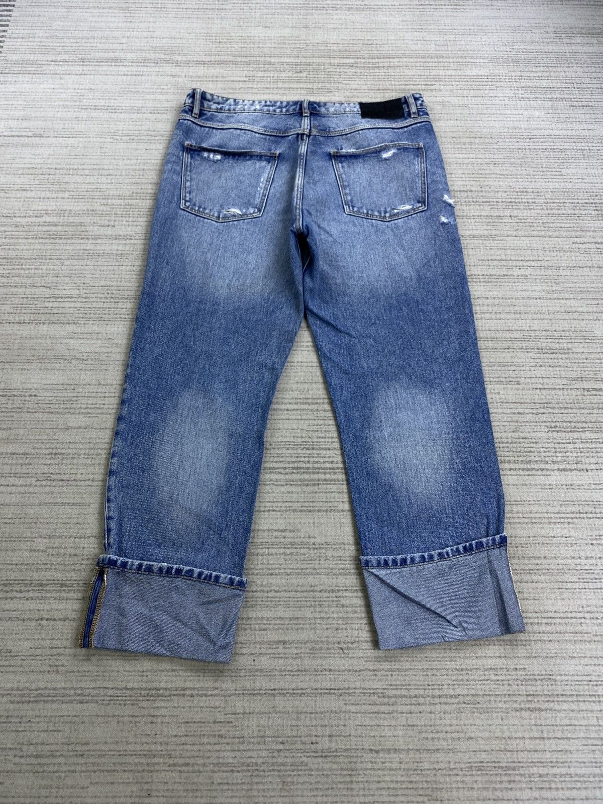 Zara Vintage Trafaluc By Zara Rare Design Denim Jeans Size US 34 / EU 50 - 2 Thumbnail