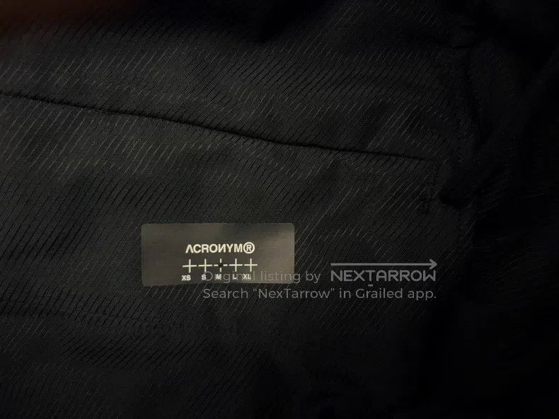 Acronym Acronym size M Black casual pants Size US 39 - 6 Thumbnail