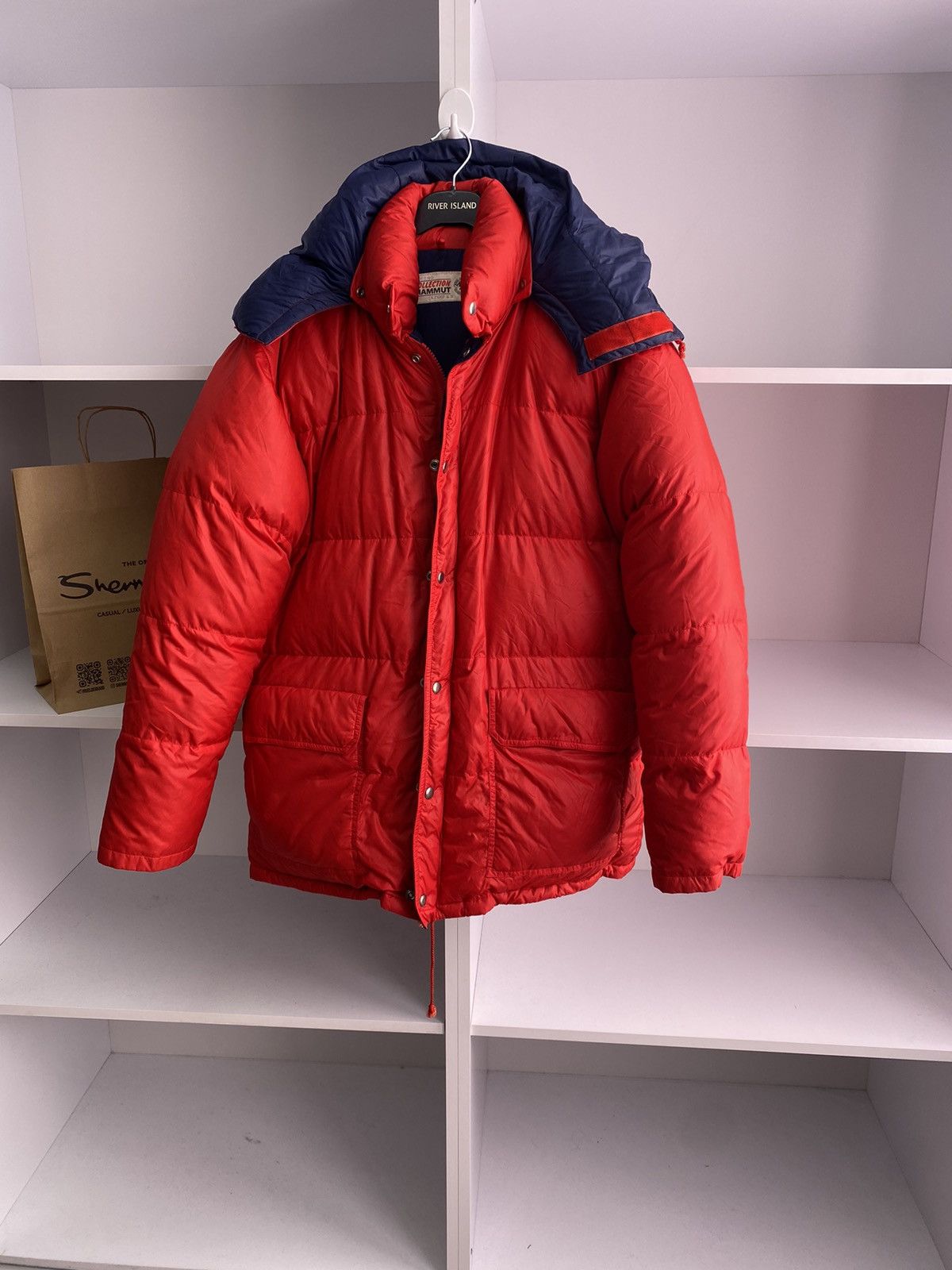 Mammut × Vintage Vintage Mammut puffer Red 90s jacket Size US M / EU 48-50 / 2 - 3 Thumbnail