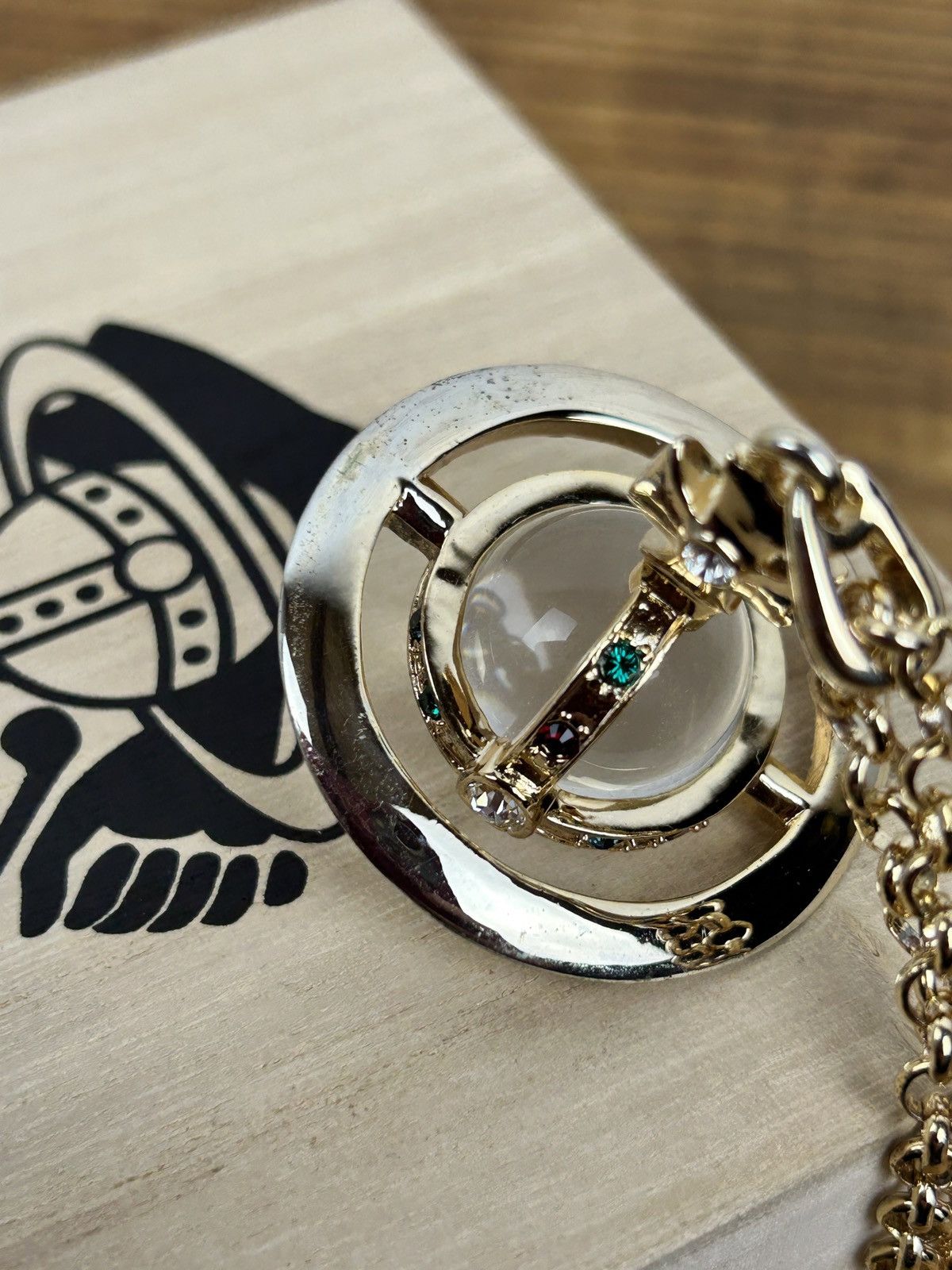 Vivienne Westwood Vintage Vivienne Westwood Small Orb Pendant Necklace Size ONE SIZE - 5 Thumbnail