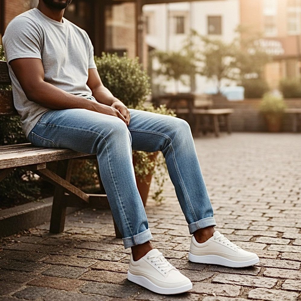 Allbirds Allbirds Men’s Natural White Canvas Pacer Sneakers Sz 11 Size US 11 / EU 44 - 3 Thumbnail