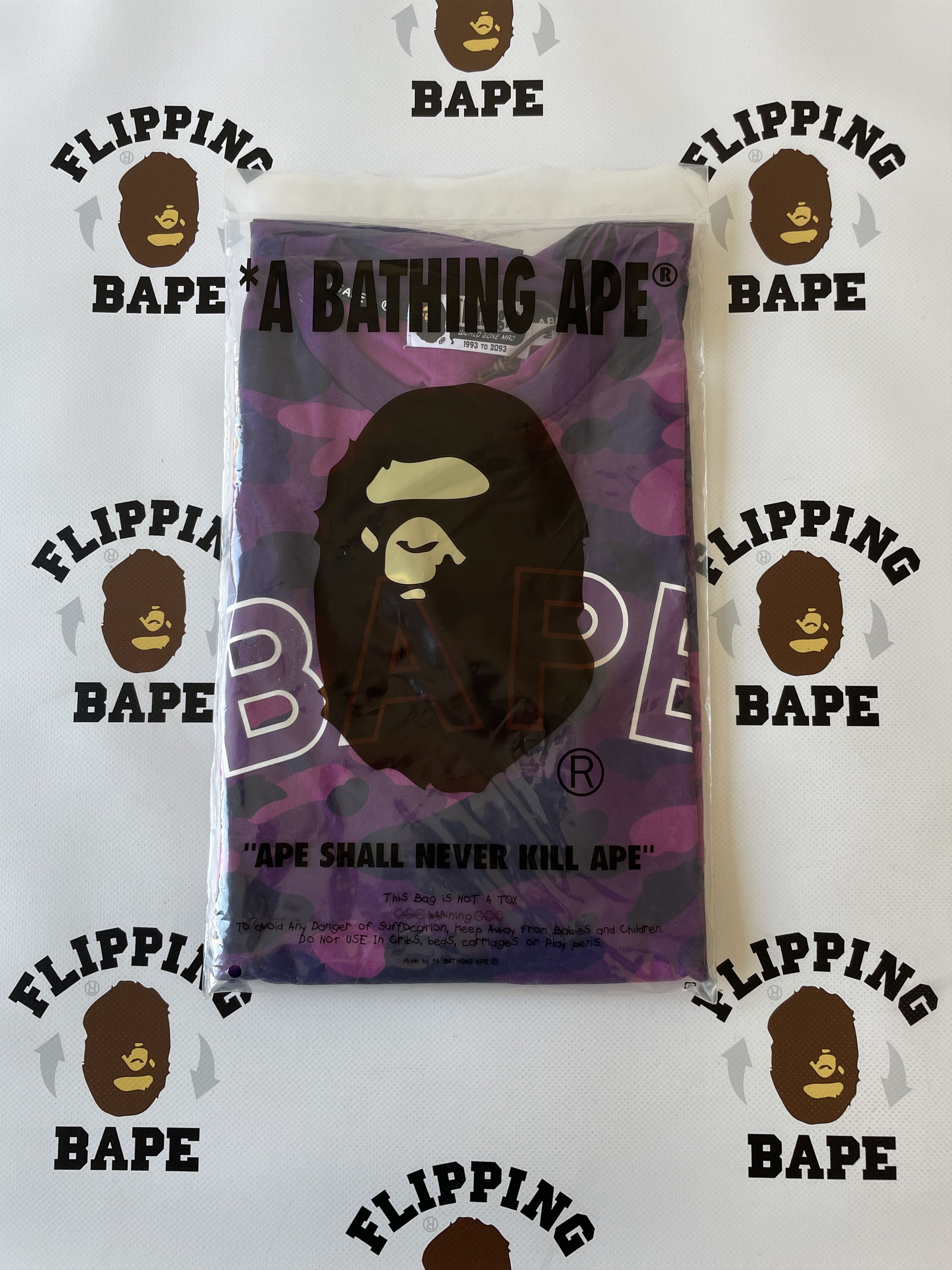 Bape BAPE COLOR CAMO BAPE TEE Size US XL / EU 56 / 4 - 8 Thumbnail