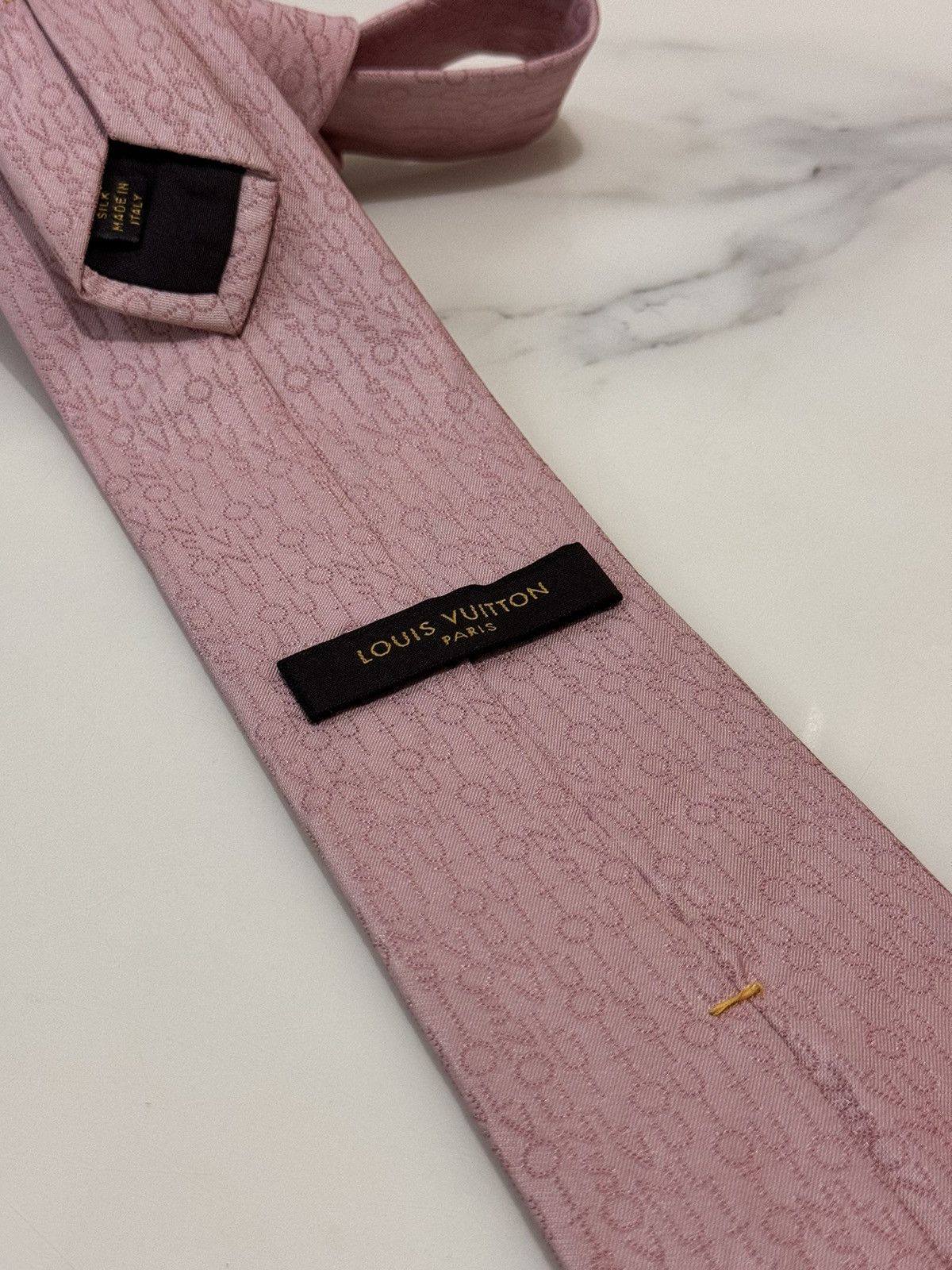 Louis Vuitton Louis Vuitton Neck Tie Spell Out Size ONE SIZE - 8 Thumbnail