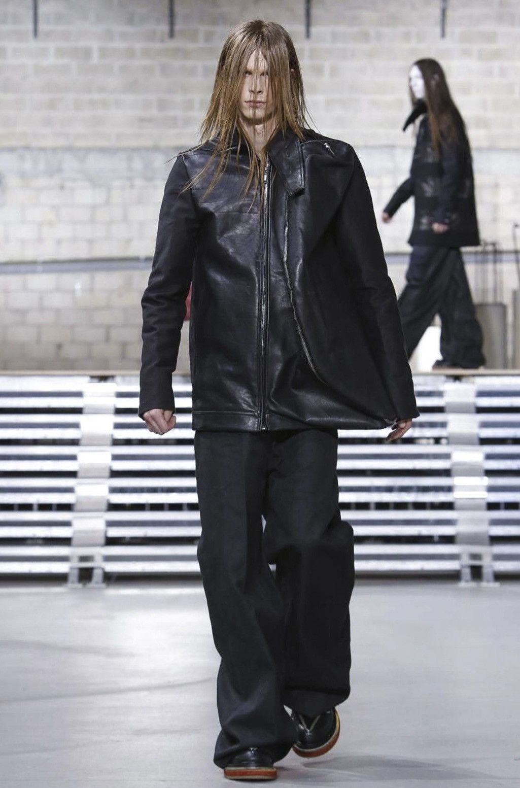 Rick Owens AW17 Rick Owens “Glitter” Brother Coated Jacket | Grailed
