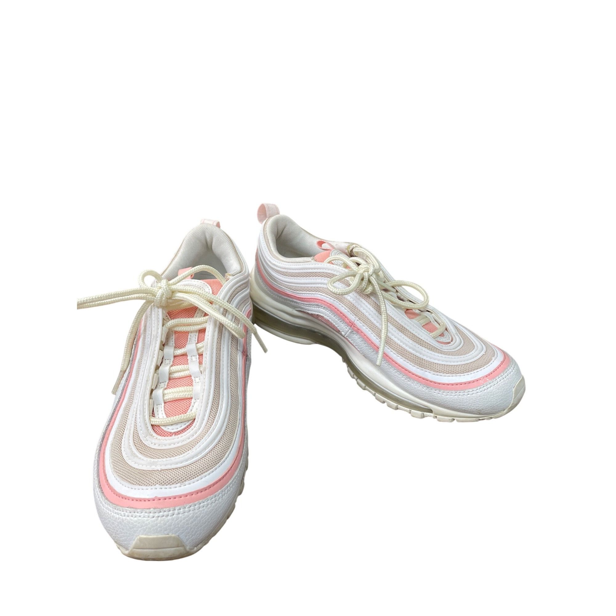 Nike Nike Air Max 97 Womens Summit White coral low top sneakers s Size US 8.5 / IT 38.5 - 20 Thumbnail