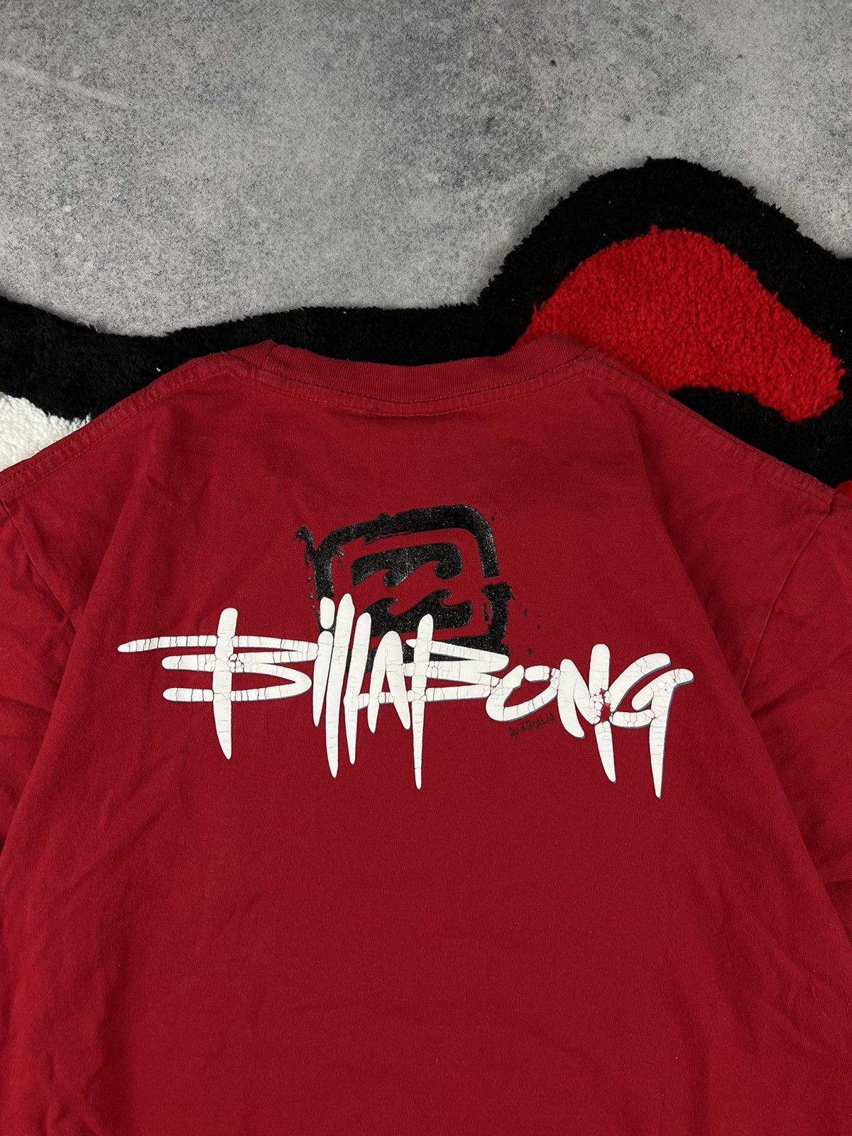 Billabong Vintage Y2K Billabong Surf Style 90s Red Tee Shirt Size US XL / EU 56 / 4 - 4 Thumbnail