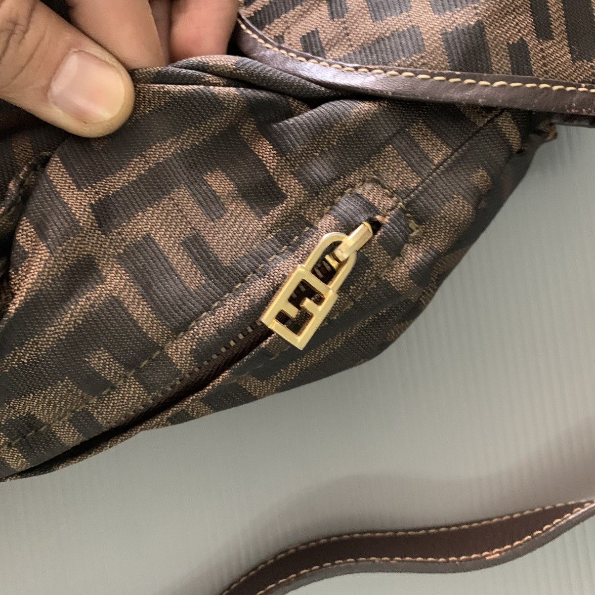 Fendi Fendi Zucca Vintage Backpack Bag Size ONE SIZE - 13 Thumbnail