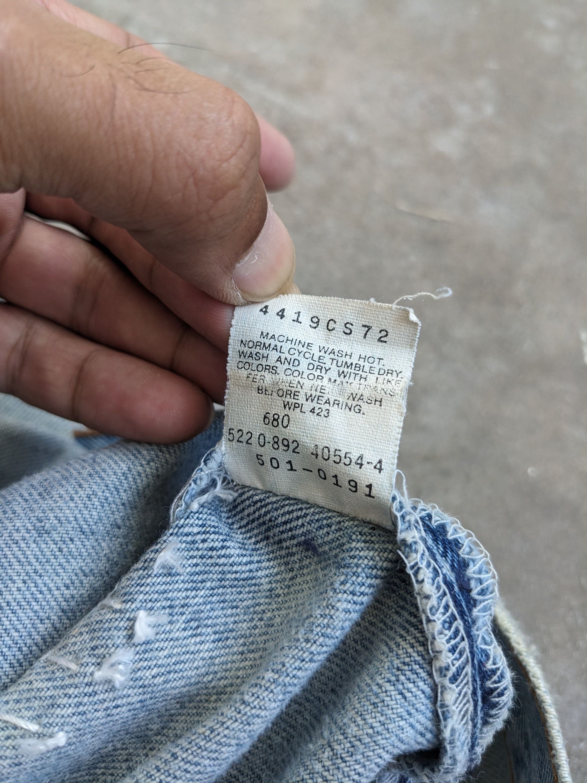 Levi's OPEN ORDER 🔥 Vintage Levis 501 Bandana Boro Sashiko Custom Size US 30 / EU 46 - 11 Thumbnail