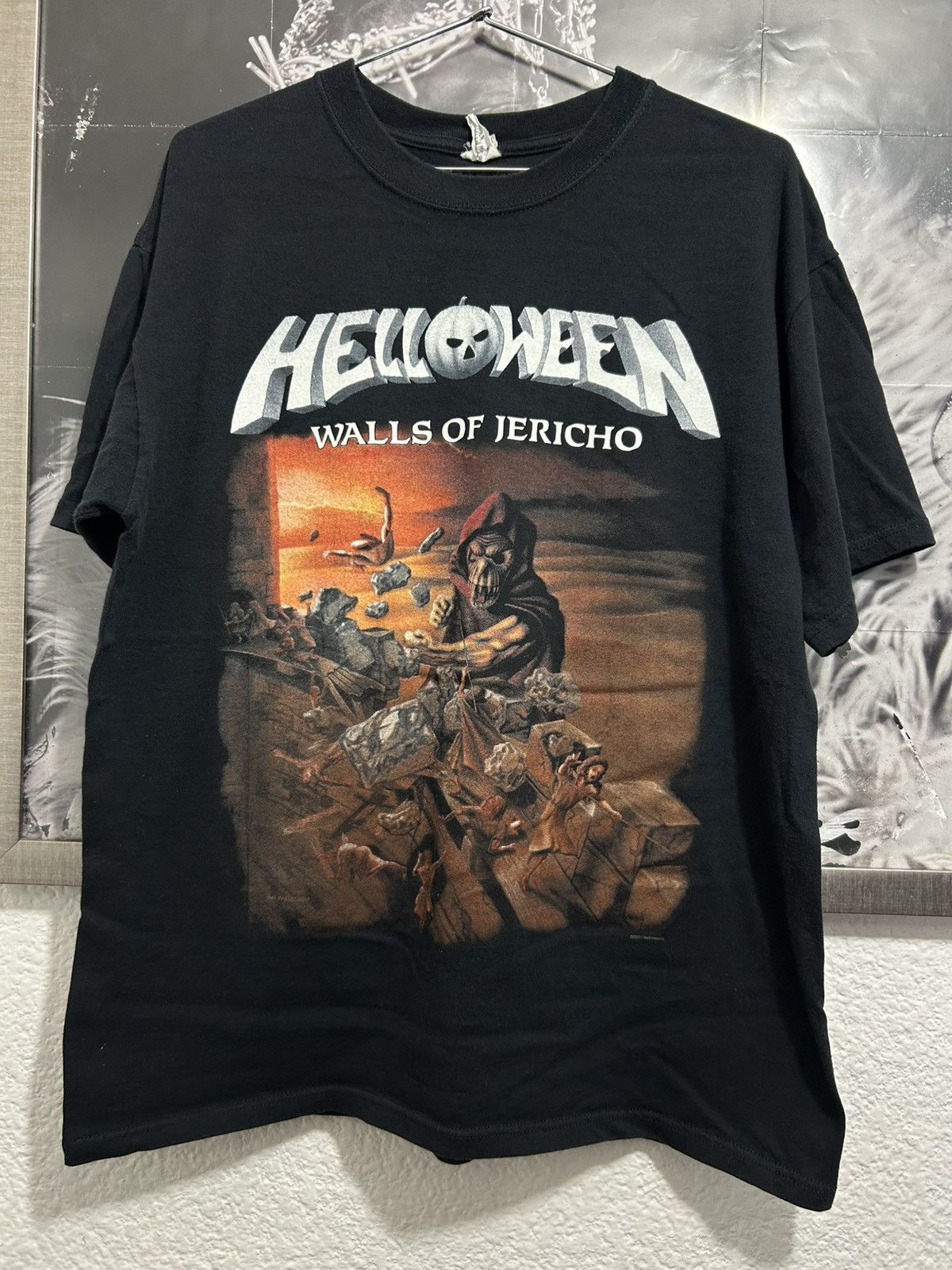 Band Tees 2007 Helloween Walls of Jericho Size US L / EU 52-54 / 3 - 1 Thumbnail