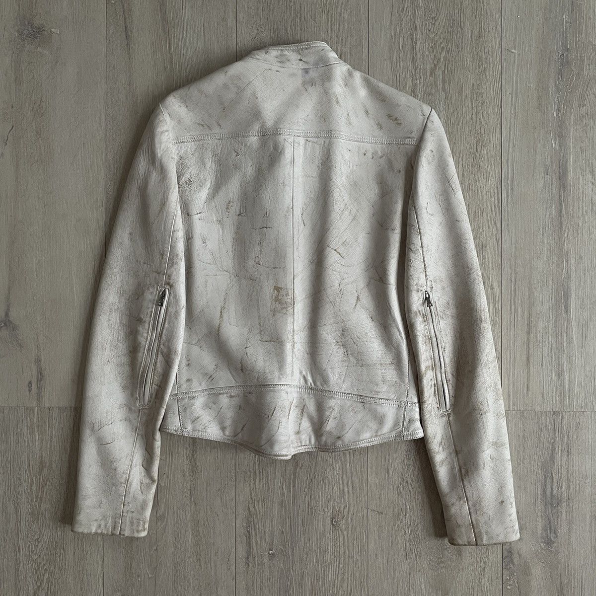 A.F. Vandevorst Ruffo Research SS2000 leather jacket by A.F. Vandevorst Size S / US 4 / IT 40 - 8 Thumbnail