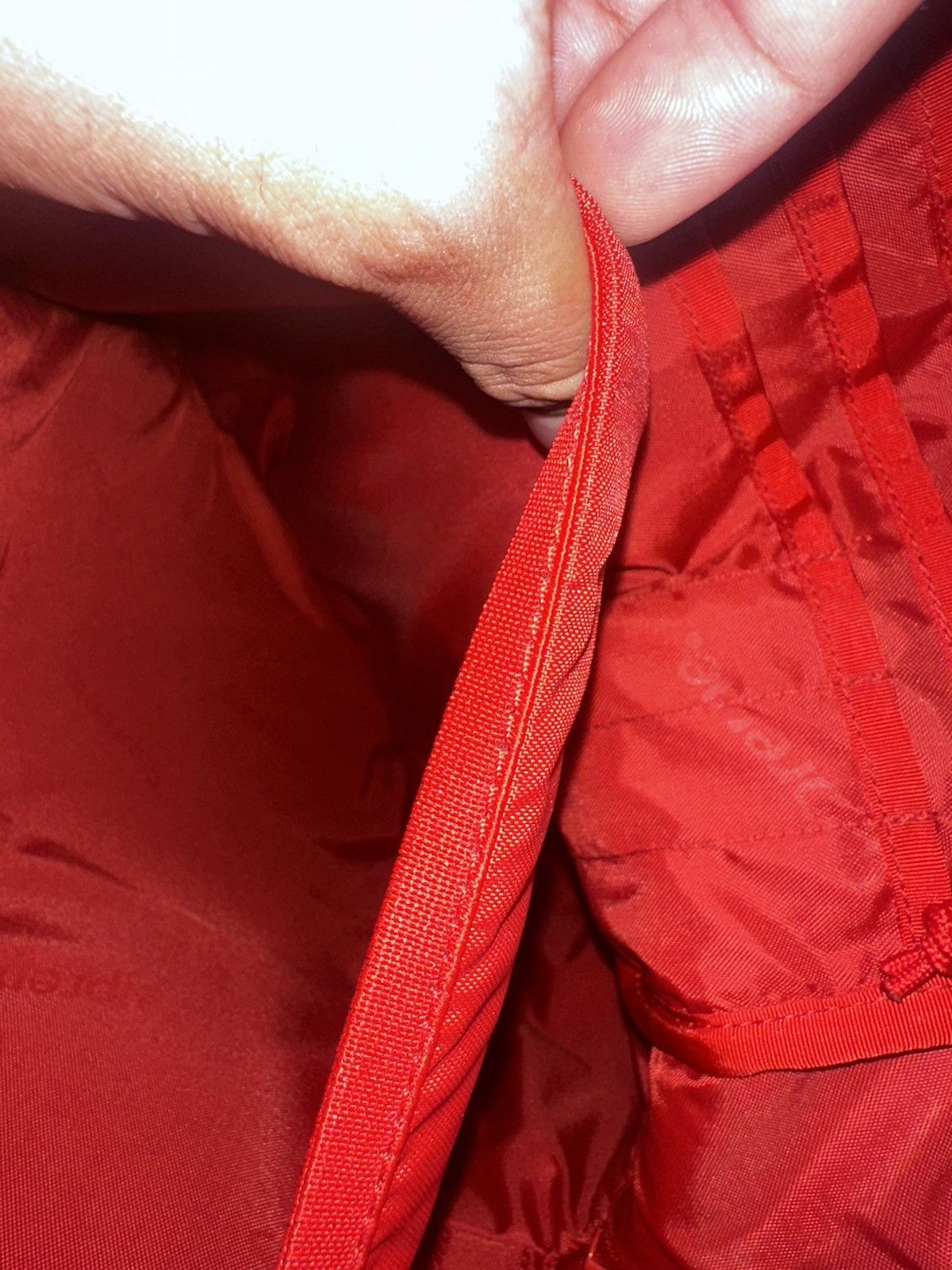 Supreme Supreme - Leather Backpack Red Size ONE SIZE - 12 Thumbnail