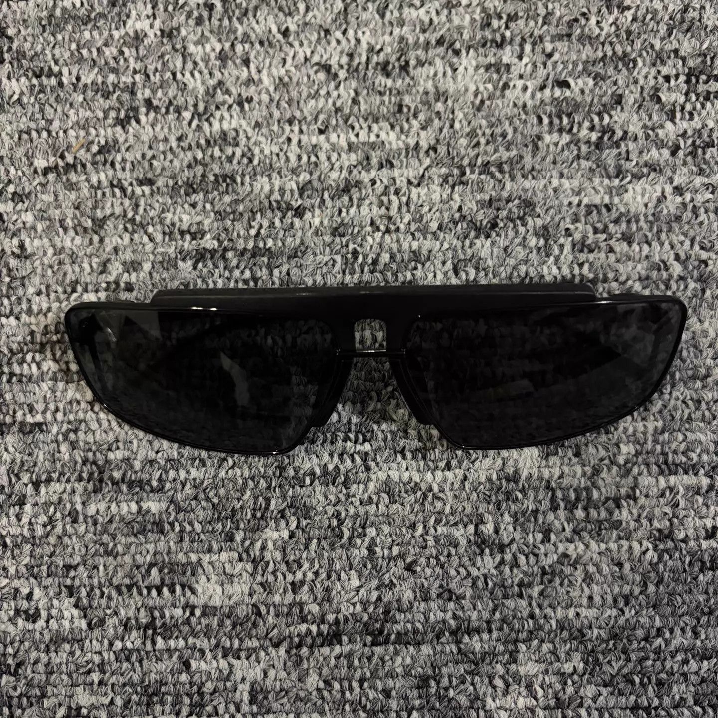 Prada PRADA Black Frame Sunglasses 99 New w/ Original Case Size ONE SIZE - 1 Thumbnail