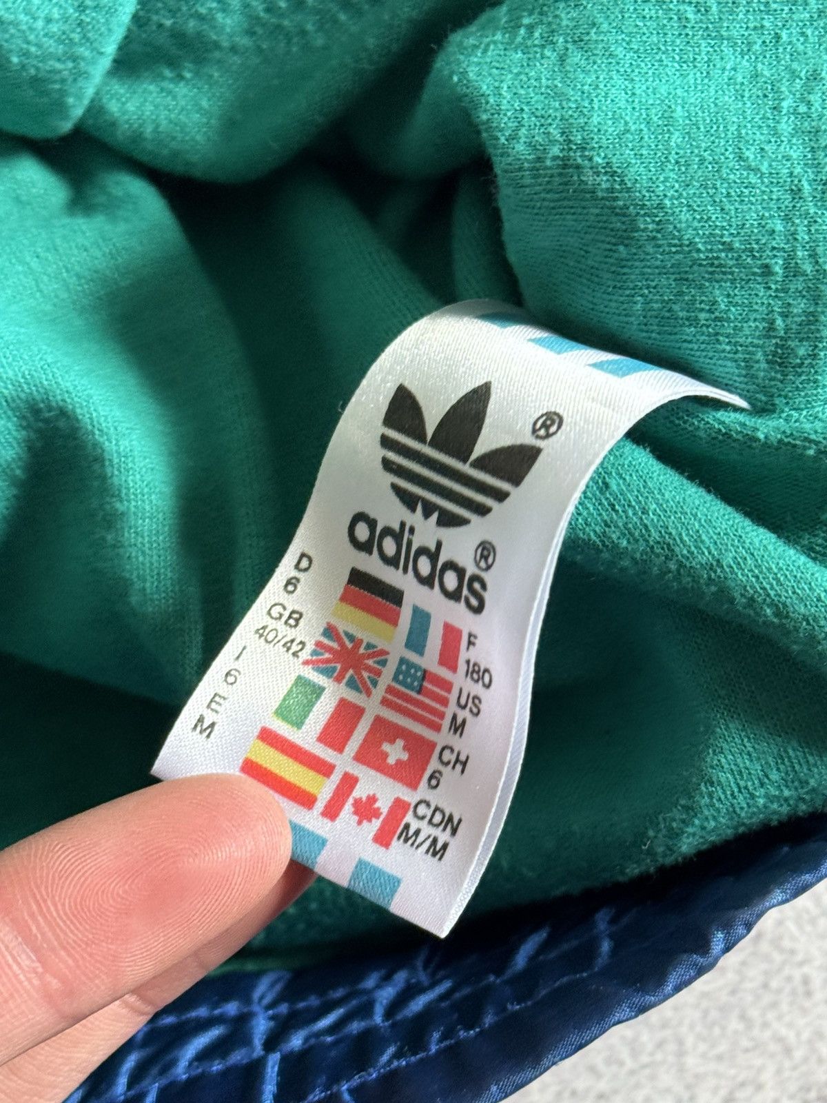 Adidas × Vintage Adidas M/L zip track light Olympian jacket retro vintage 90s Size US L / EU 52-54 / 3 - 12 Thumbnail