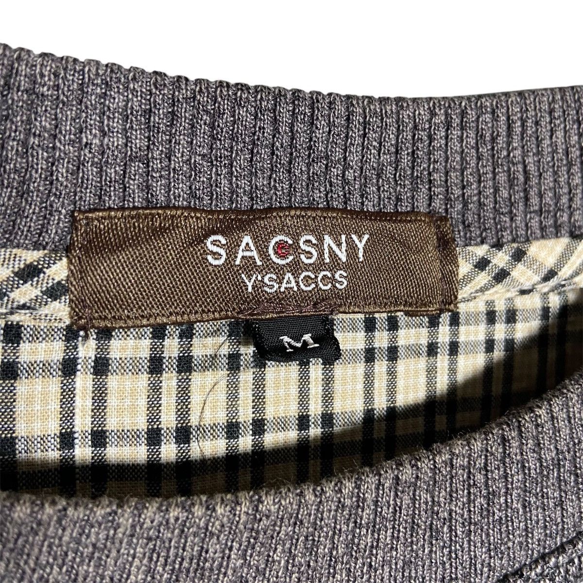 Y's × Yohji Yamamoto Yohji Yamamoto Y’saccs Logo Striped Sweatshirt Size US M / EU 48-50 / 2 - 4 Thumbnail