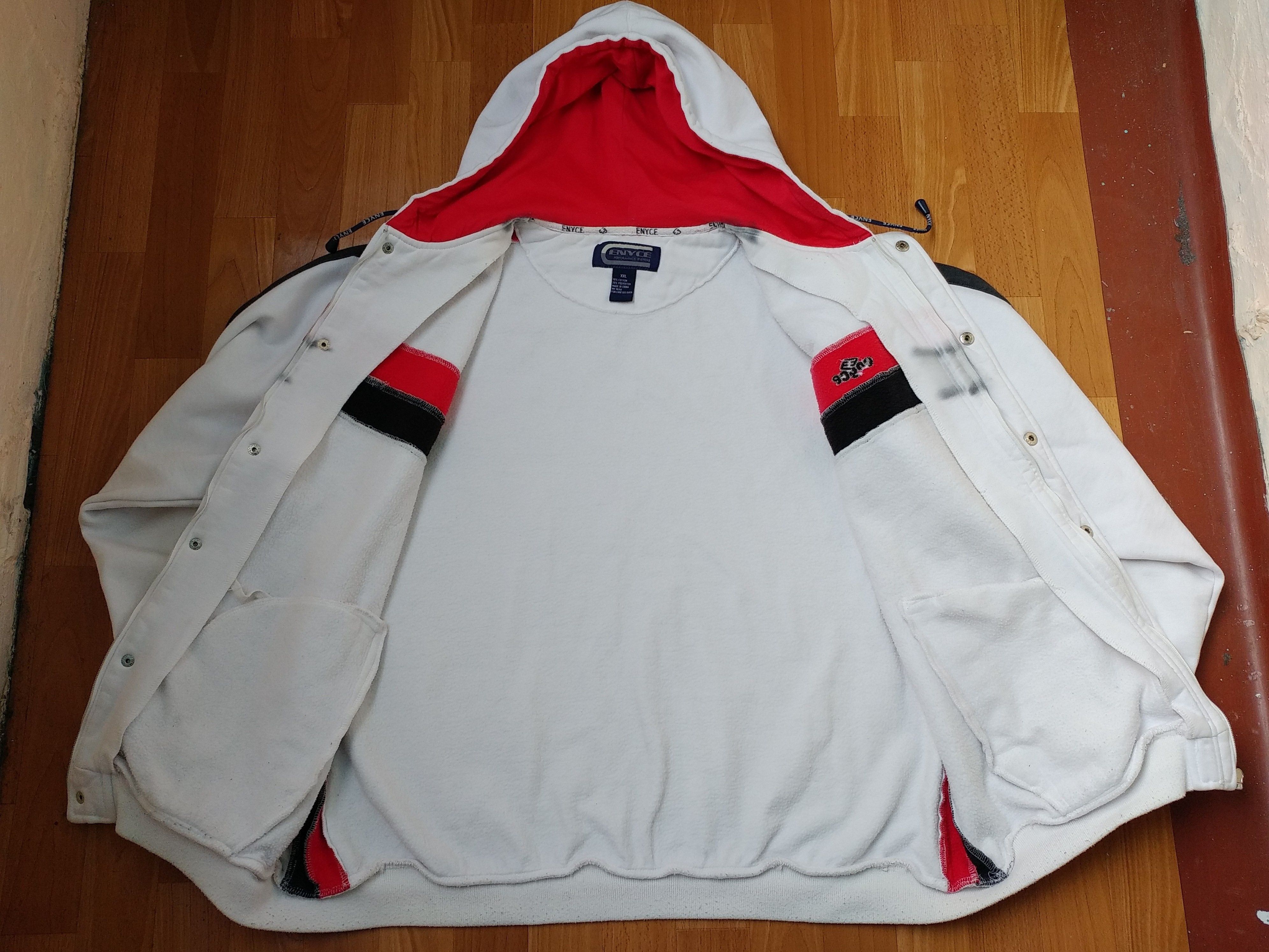 Enyce Enyce hoodie, white sweat shirt of vintage 90s hip-hop XXL Size US XXL / EU 58 / 5 - 9 Thumbnail