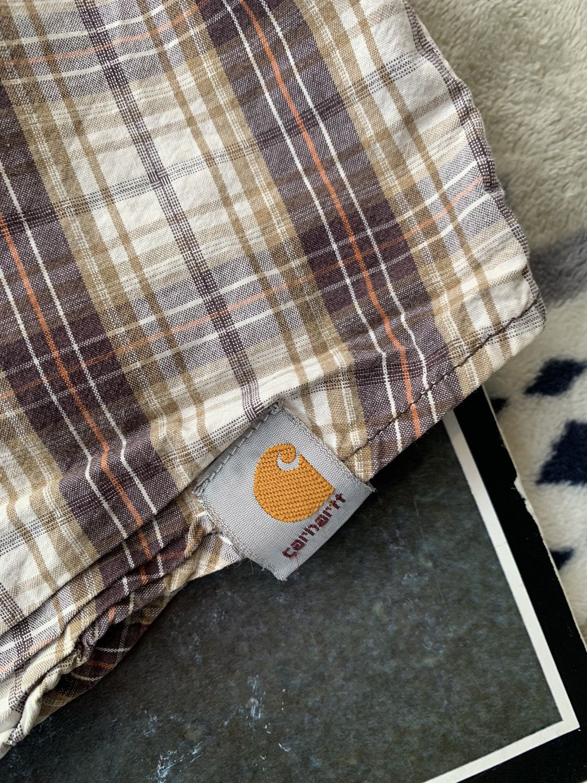 Carhartt × Vintage Carhartt plaid button up Size US XL / EU 56 / 4 - 4 Thumbnail